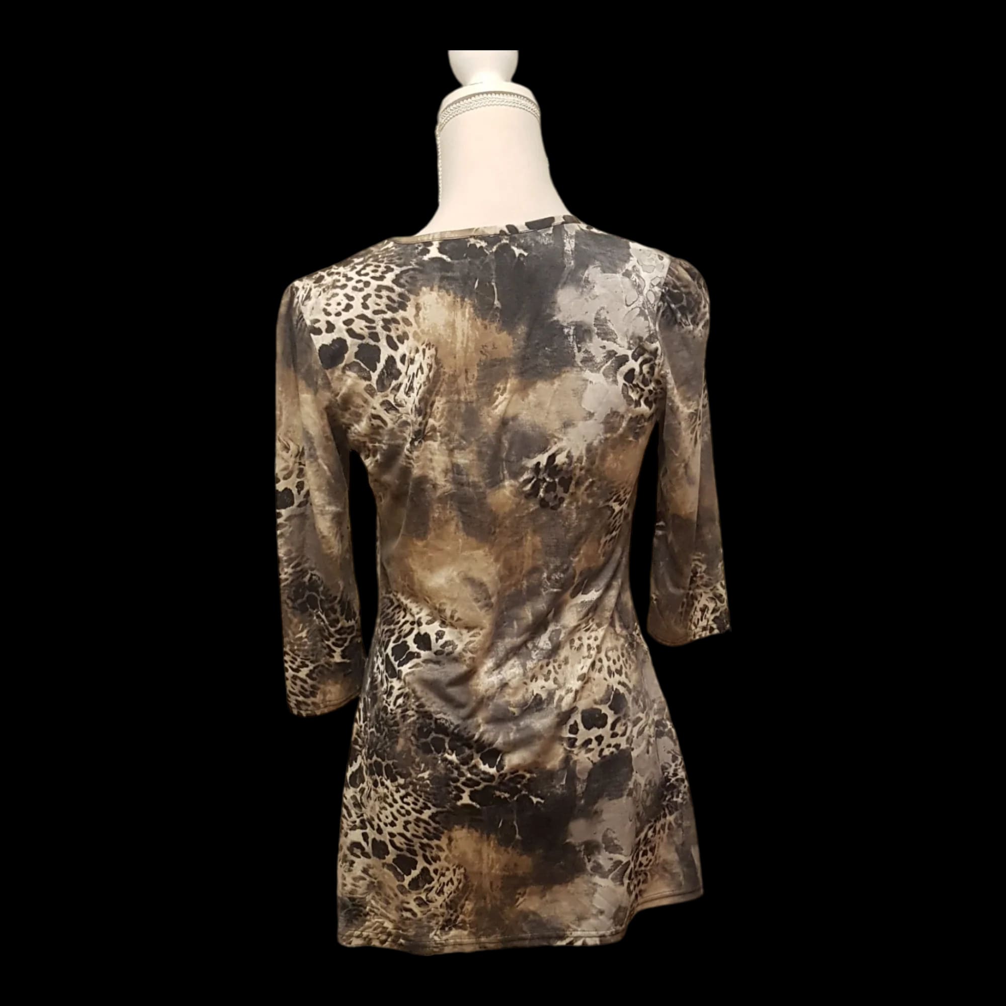 Womens Cmd Animal Print Top UK Small - CMD - 2 - 1842