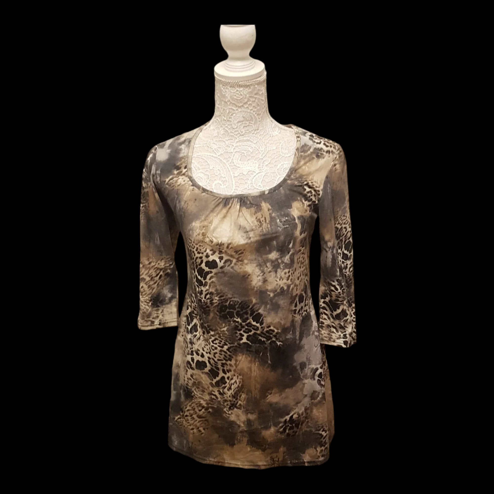 Womens Cmd Animal Print Top UK Small - CMD - 1 - 1842