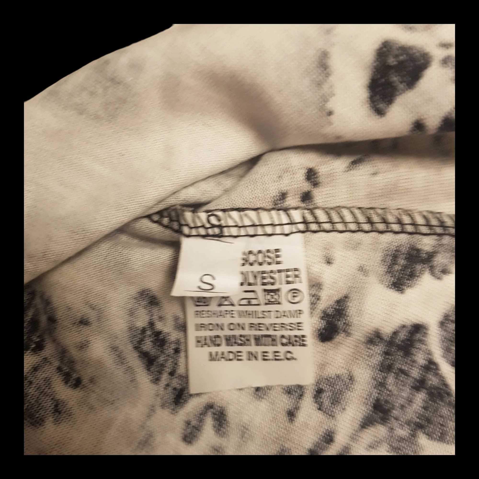 Womens Cmd Animal Print Top UK Small - CMD - 7 - 1842