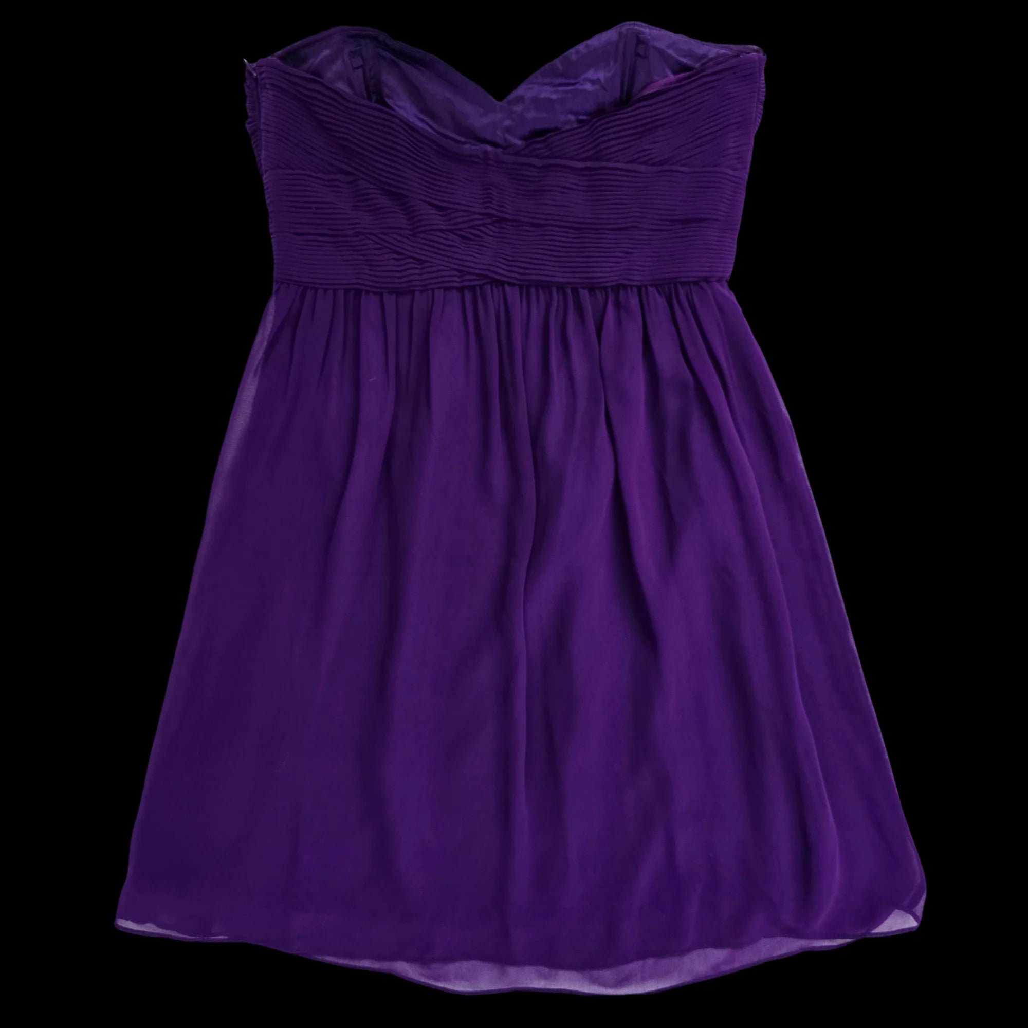 Womens Coast Purple Chiffon Mini Dress UK 12 - Dresses - 5