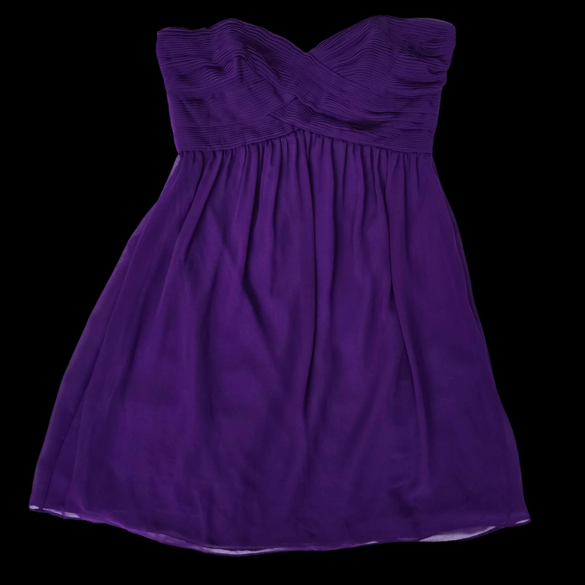 Womens Coast Purple Chiffon Mini Dress UK 12 - Dresses - 4
