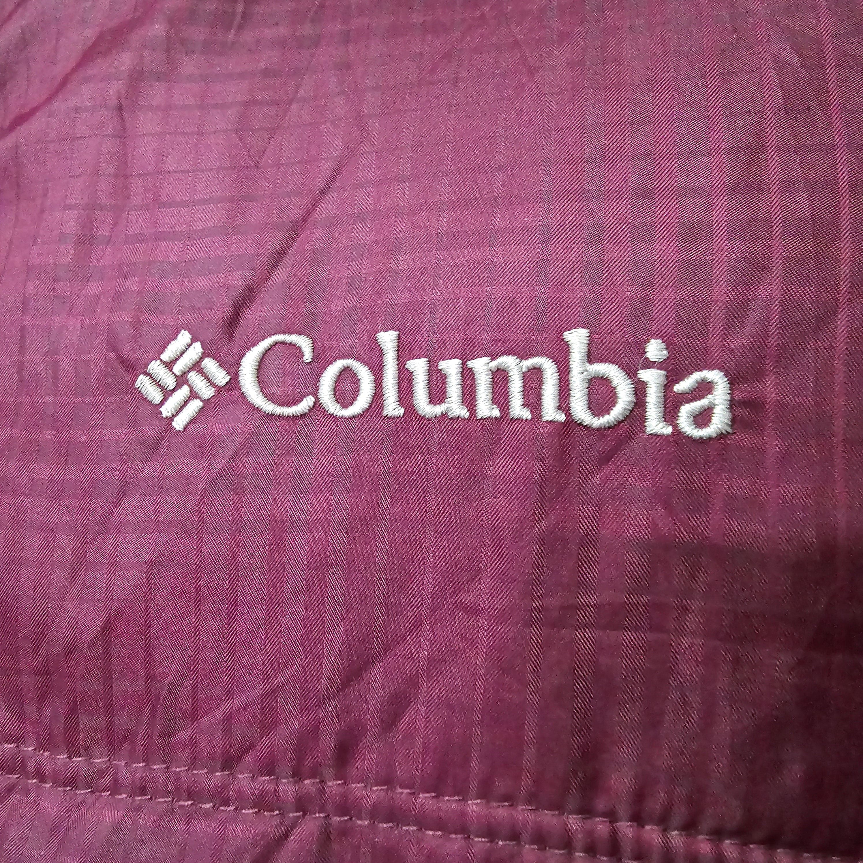 Womens Columbia Burgundy Padded Coat UK Small - Women’s