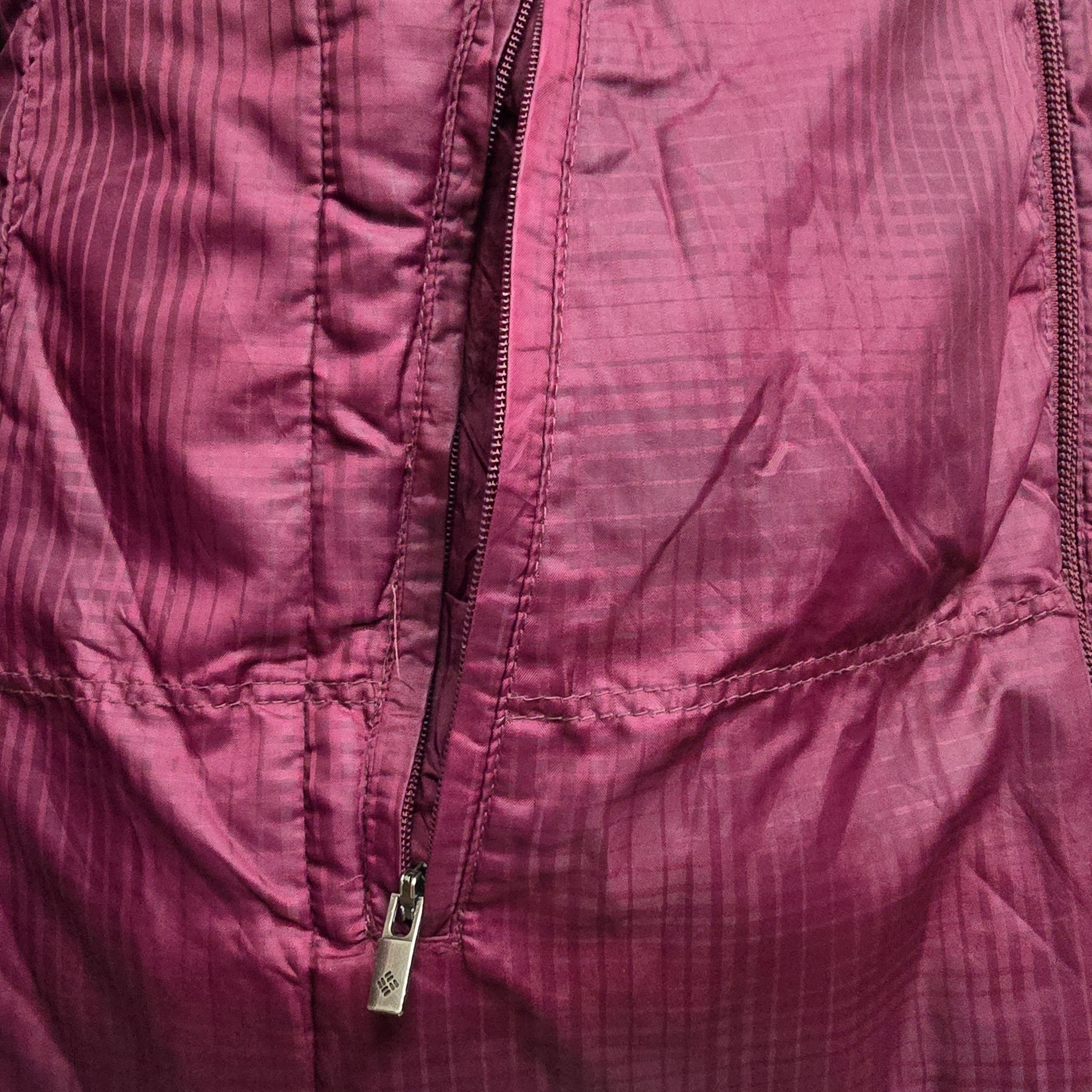 Womens Columbia Burgundy Padded Coat UK Small - Women’s