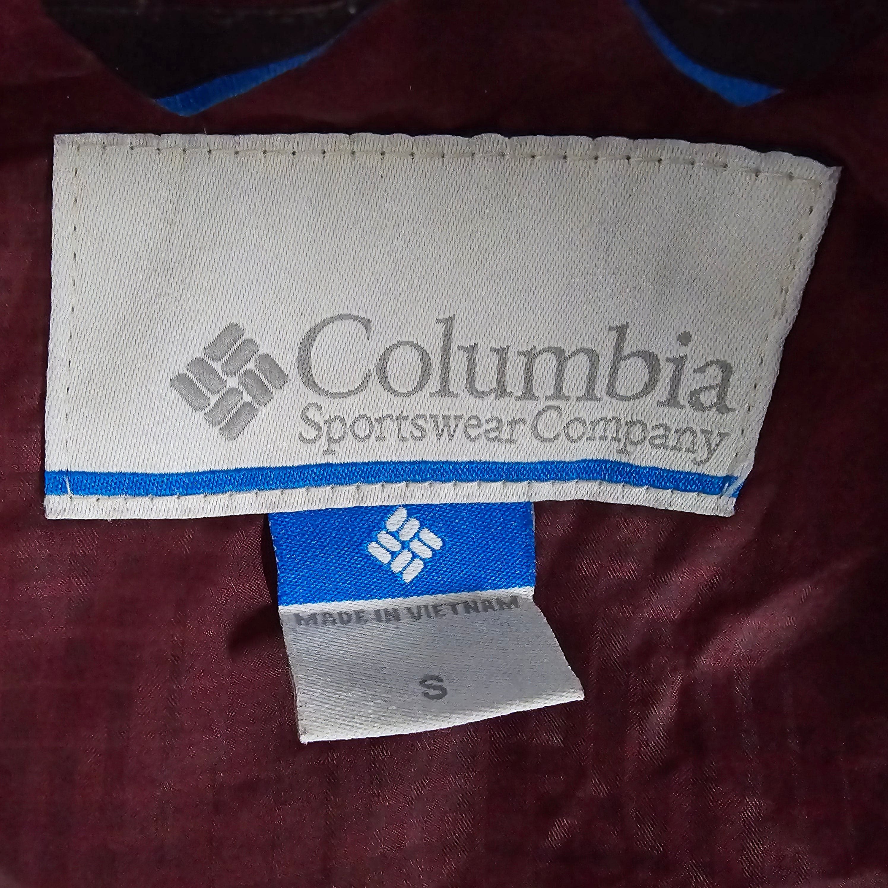 Womens Columbia Burgundy Padded Coat UK Small - Women’s