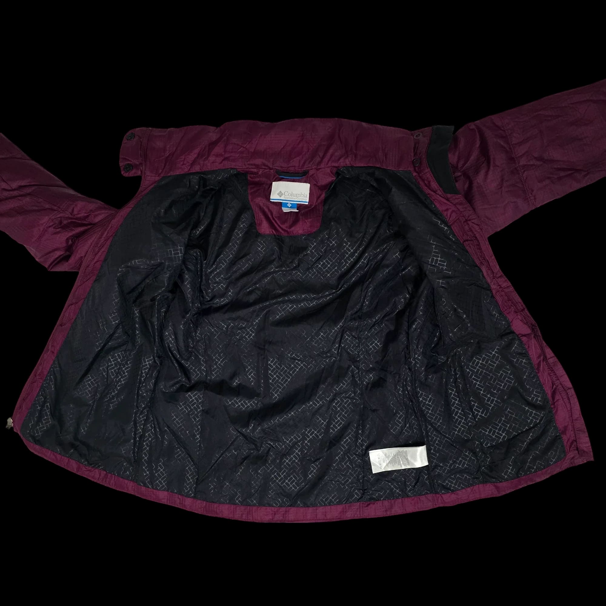 Womens Columbia Burgundy Padded Coat UK Small - Women’s