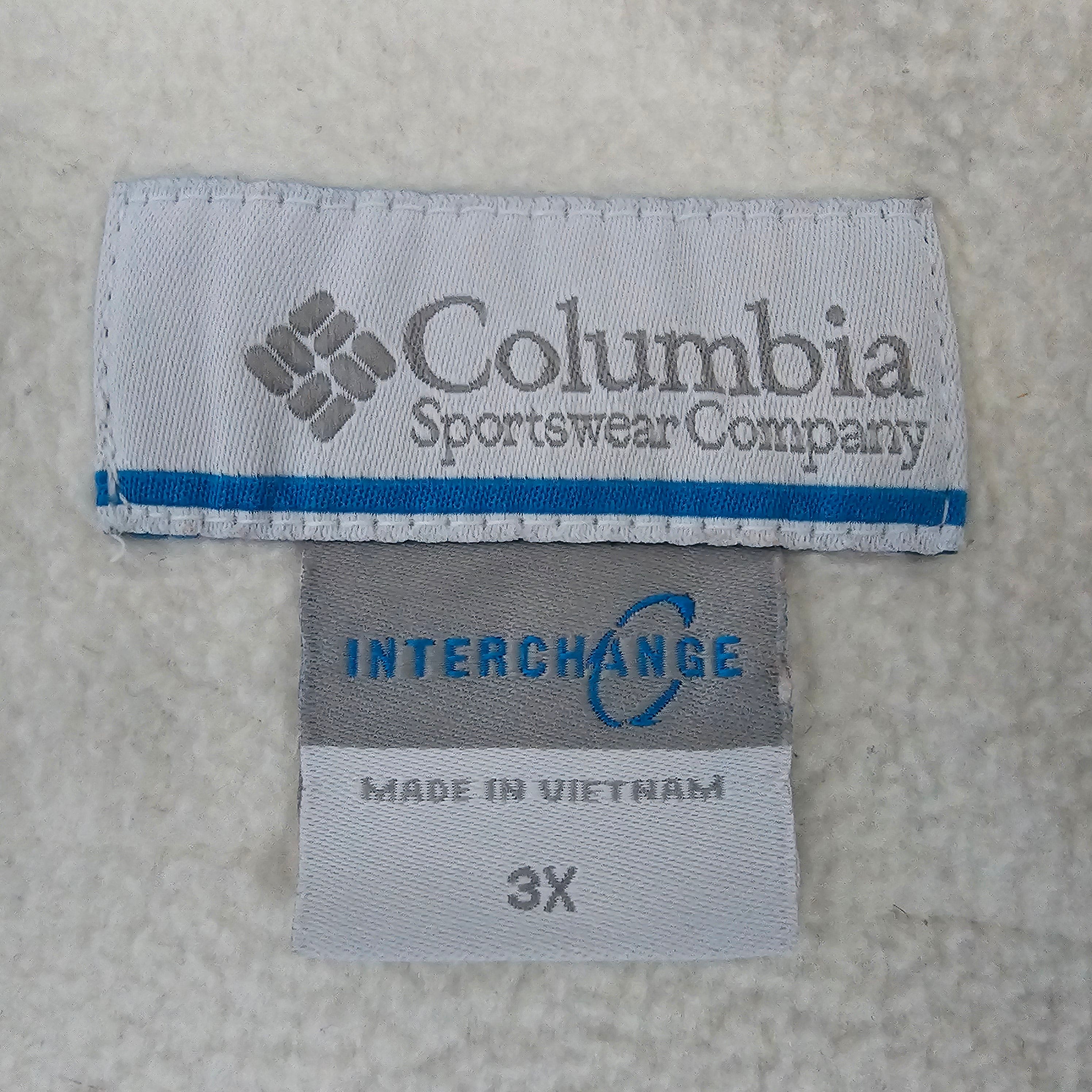 Womens Columbia Interchange Cream Fleece Jacket UK 3XL