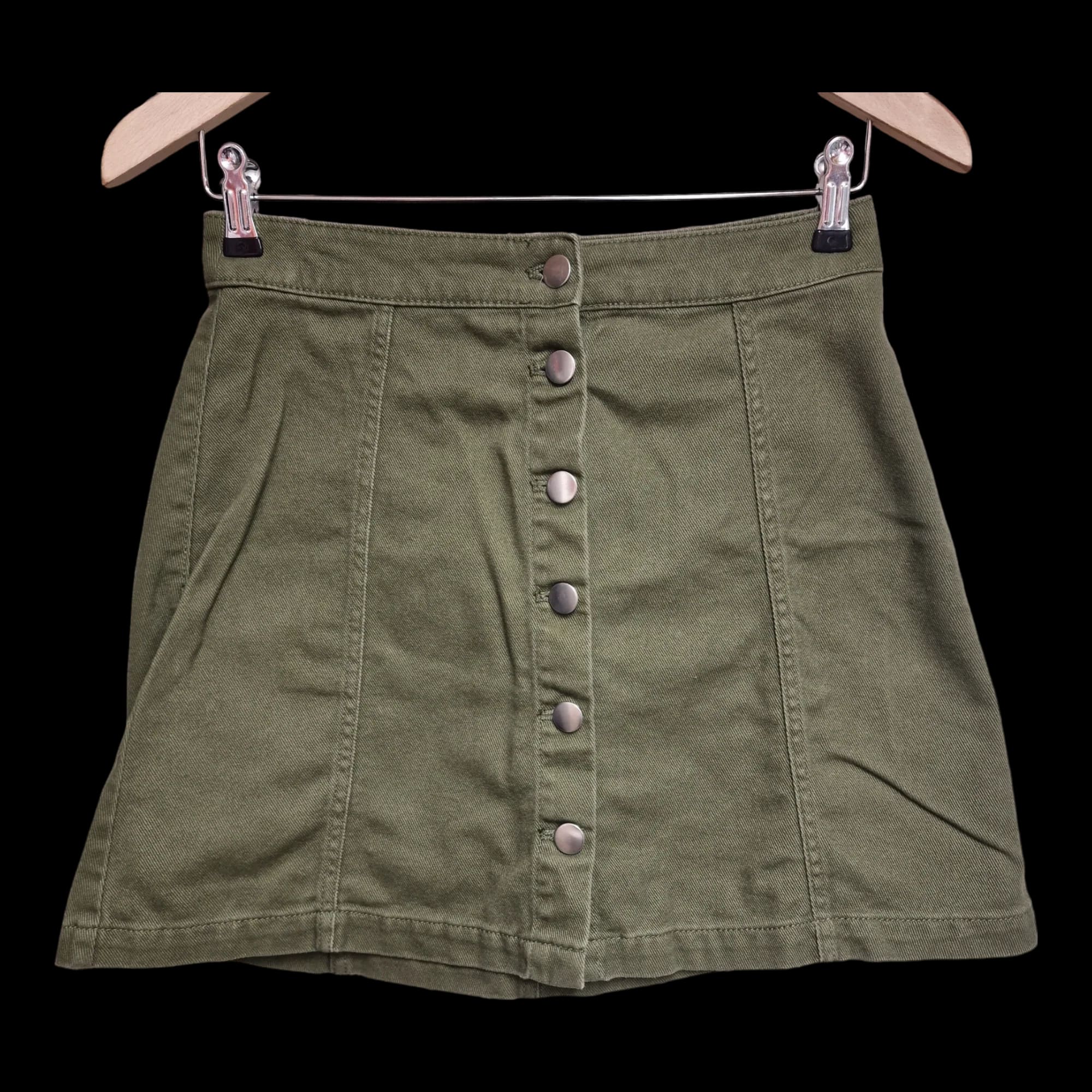 Womens Divided Green Min Skirt UK 10 - Skirts - 1 - 998