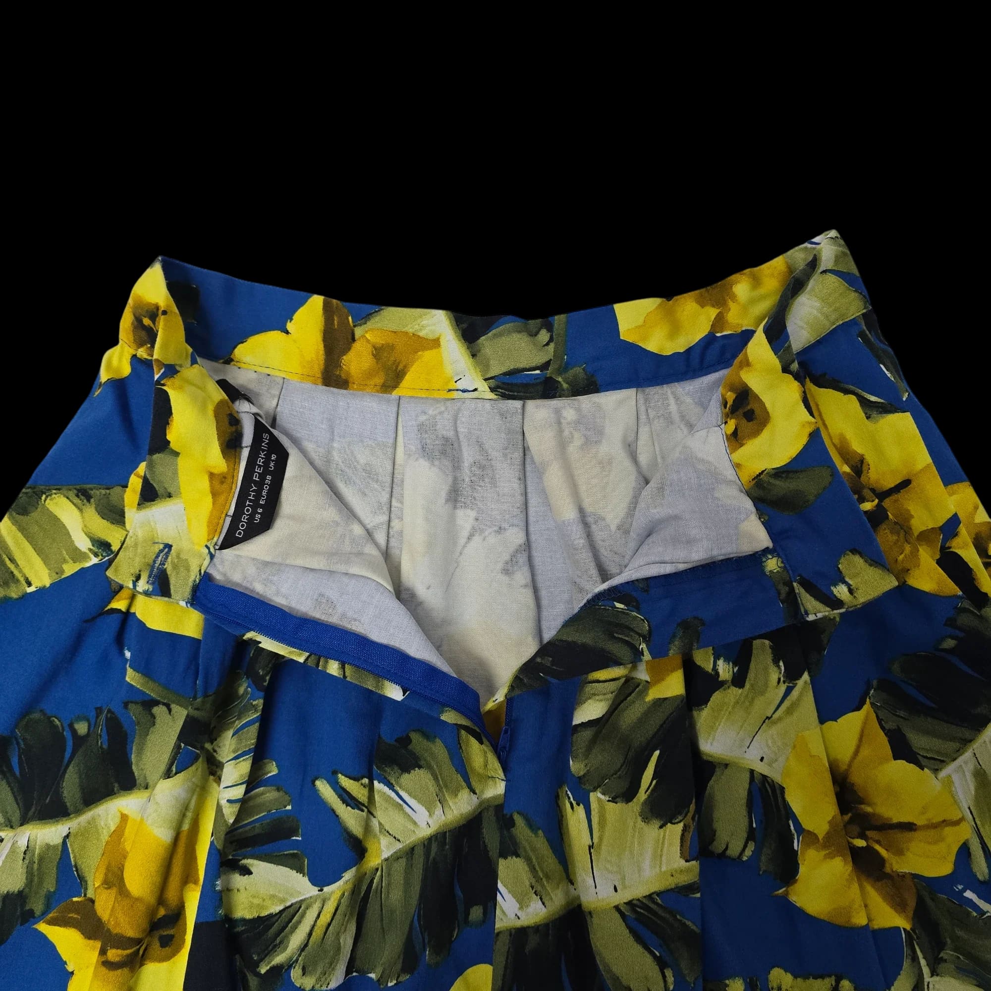 Womens Dorothy Perkins Floral Skirt UK 10 - Skirts - 6