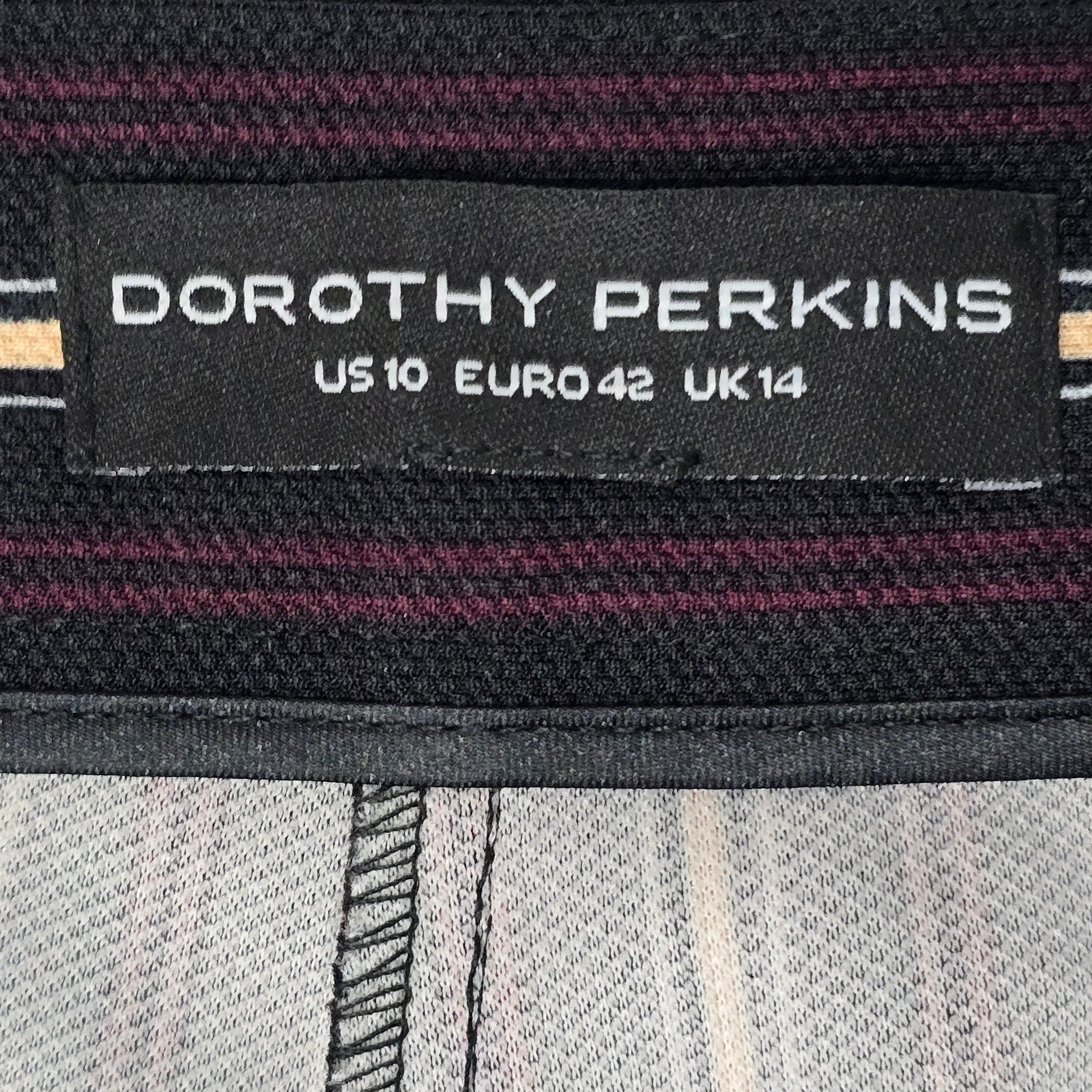 Womens Dorothy Perkins Multi Striped Trousers UK 14 - 9