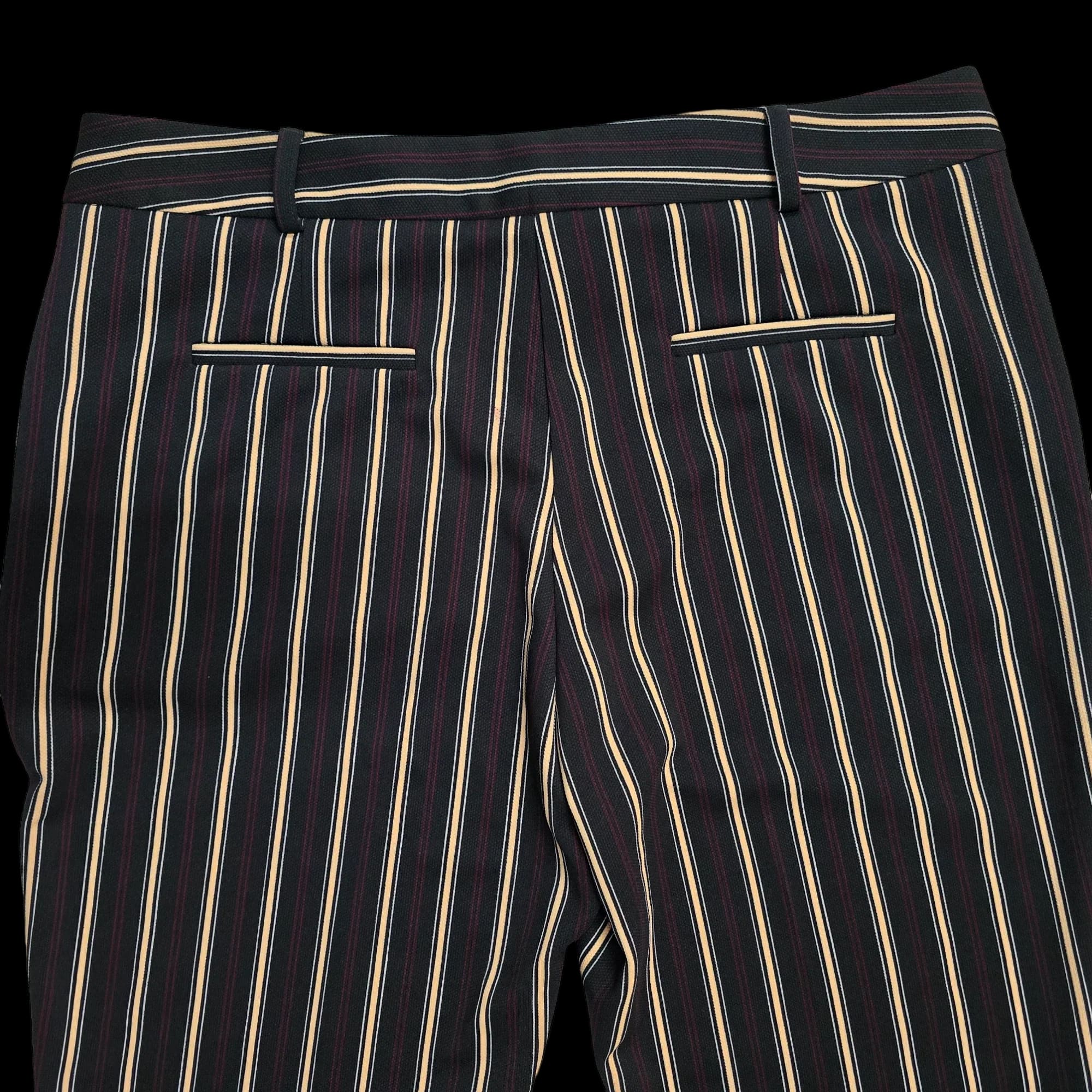 Womens Dorothy Perkins Multi Striped Trousers UK 14 - 5