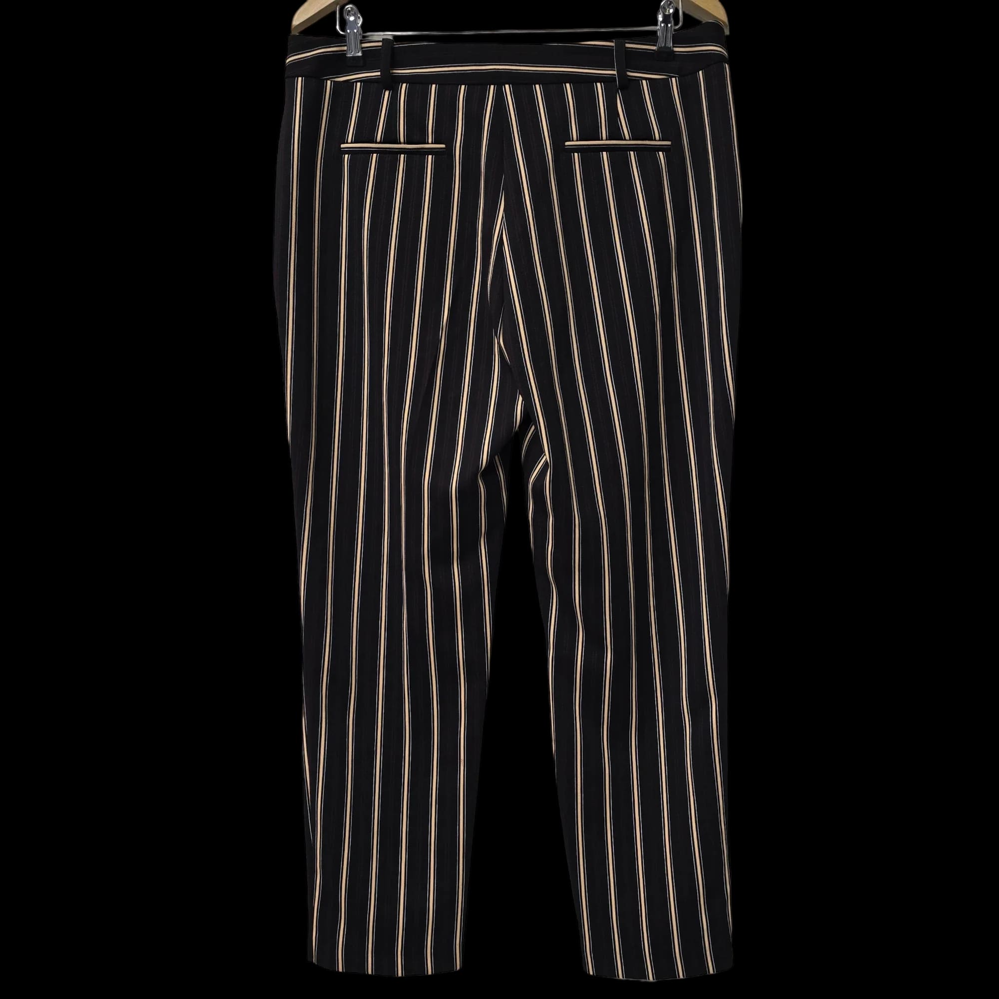 Womens Dorothy Perkins Multi Striped Trousers UK 14 - 2