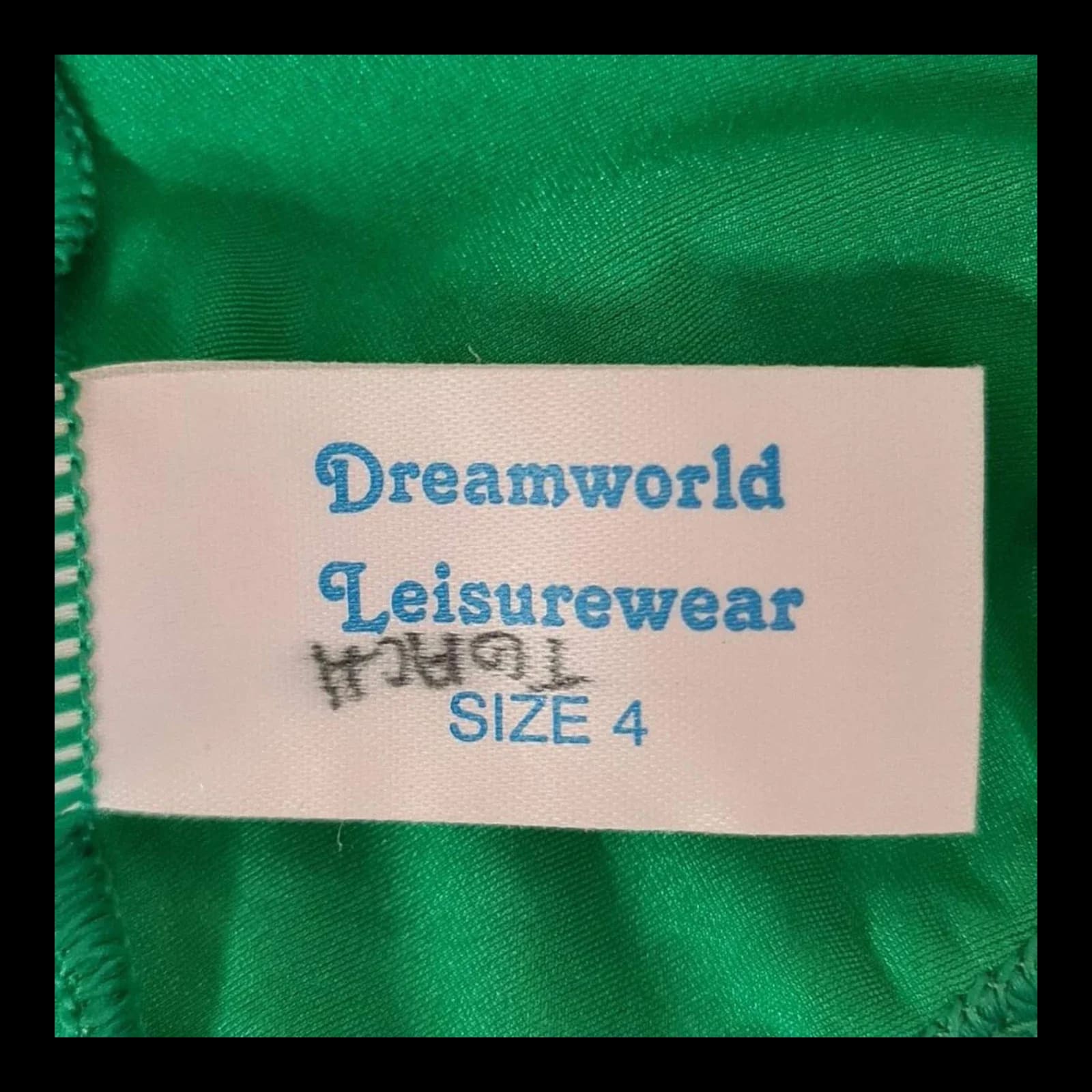 Womens Dreamworld Green Costume Dress UK 4 - Costumes - 482