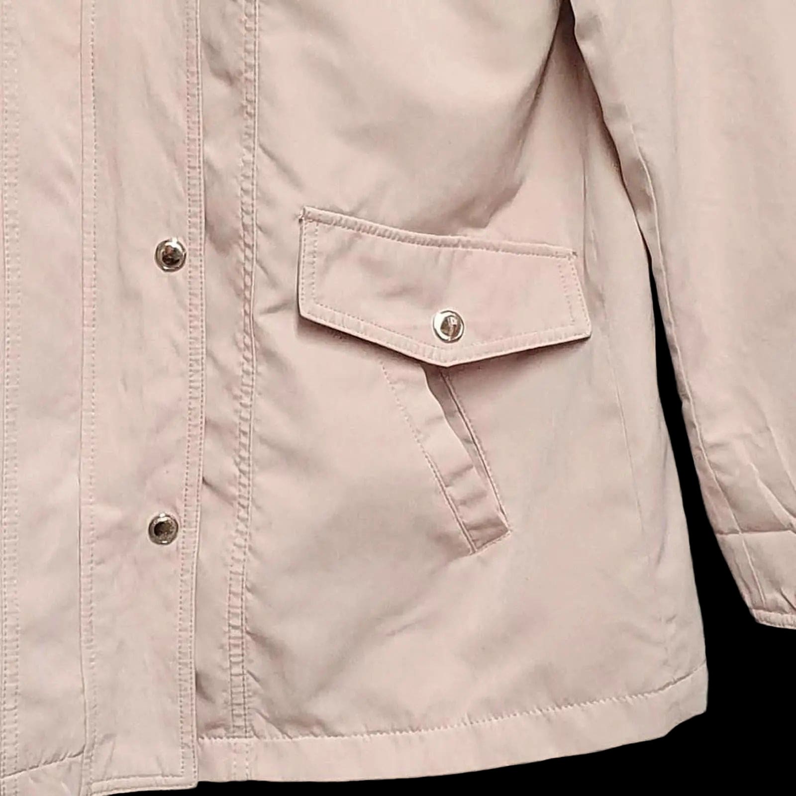 Womens Edinburgh Woollen Mill Isle Outwear Pink Coat Uk12