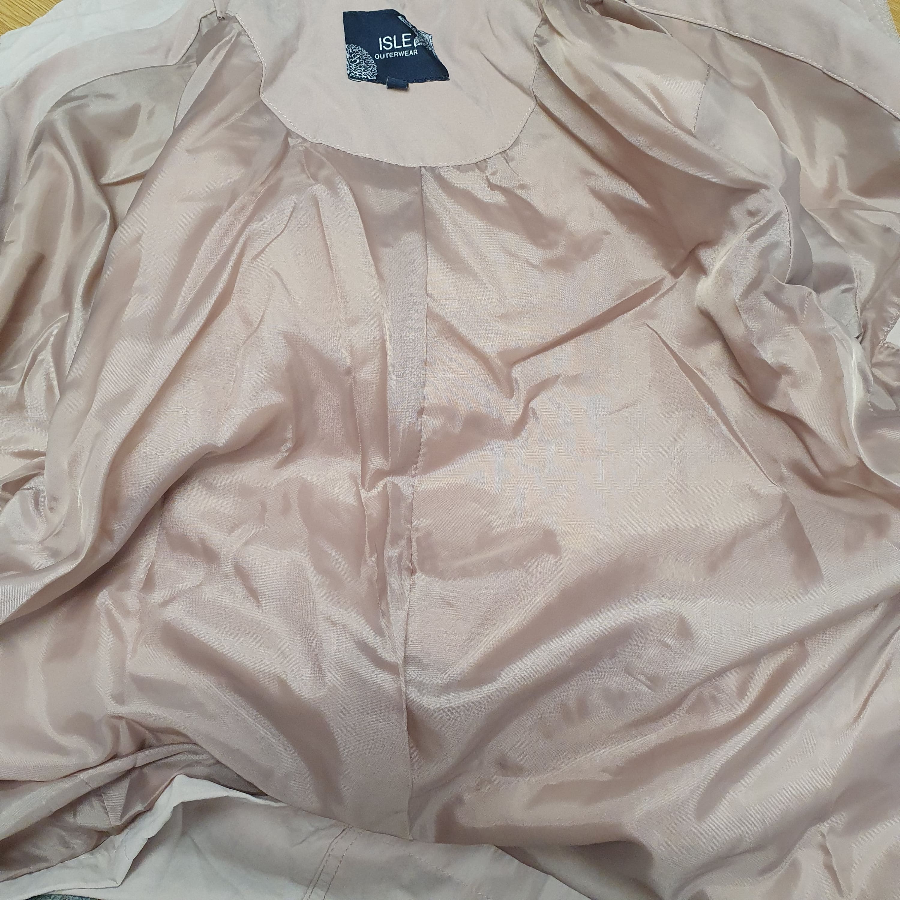 Womens Edinburgh Woollen Mill Isle Outwear Pink Coat Uk12