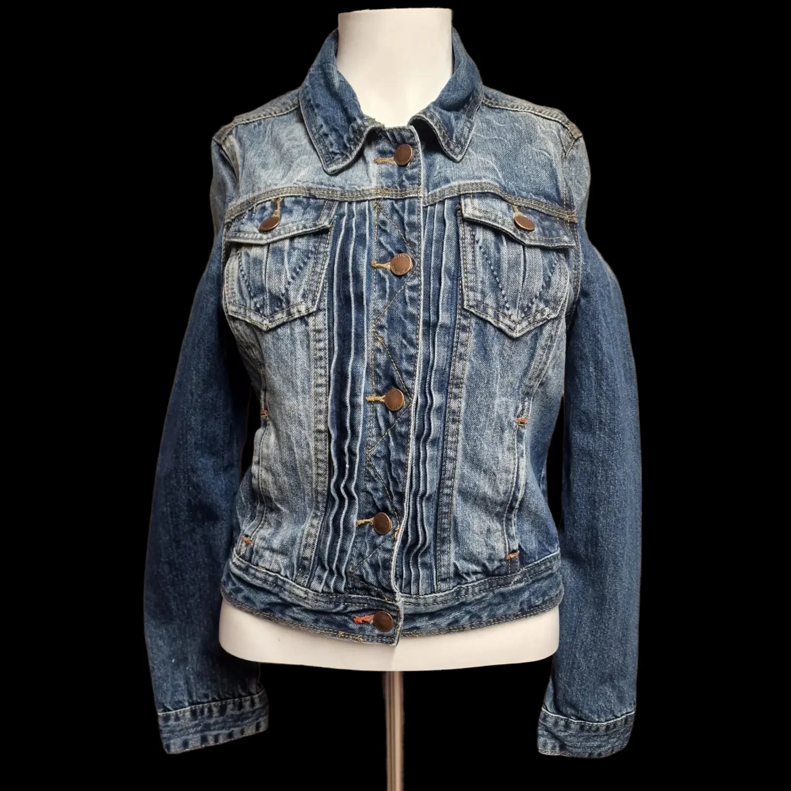 Womens Falmer Heritage Blue Denim Jacket Uk 8 - Coats &