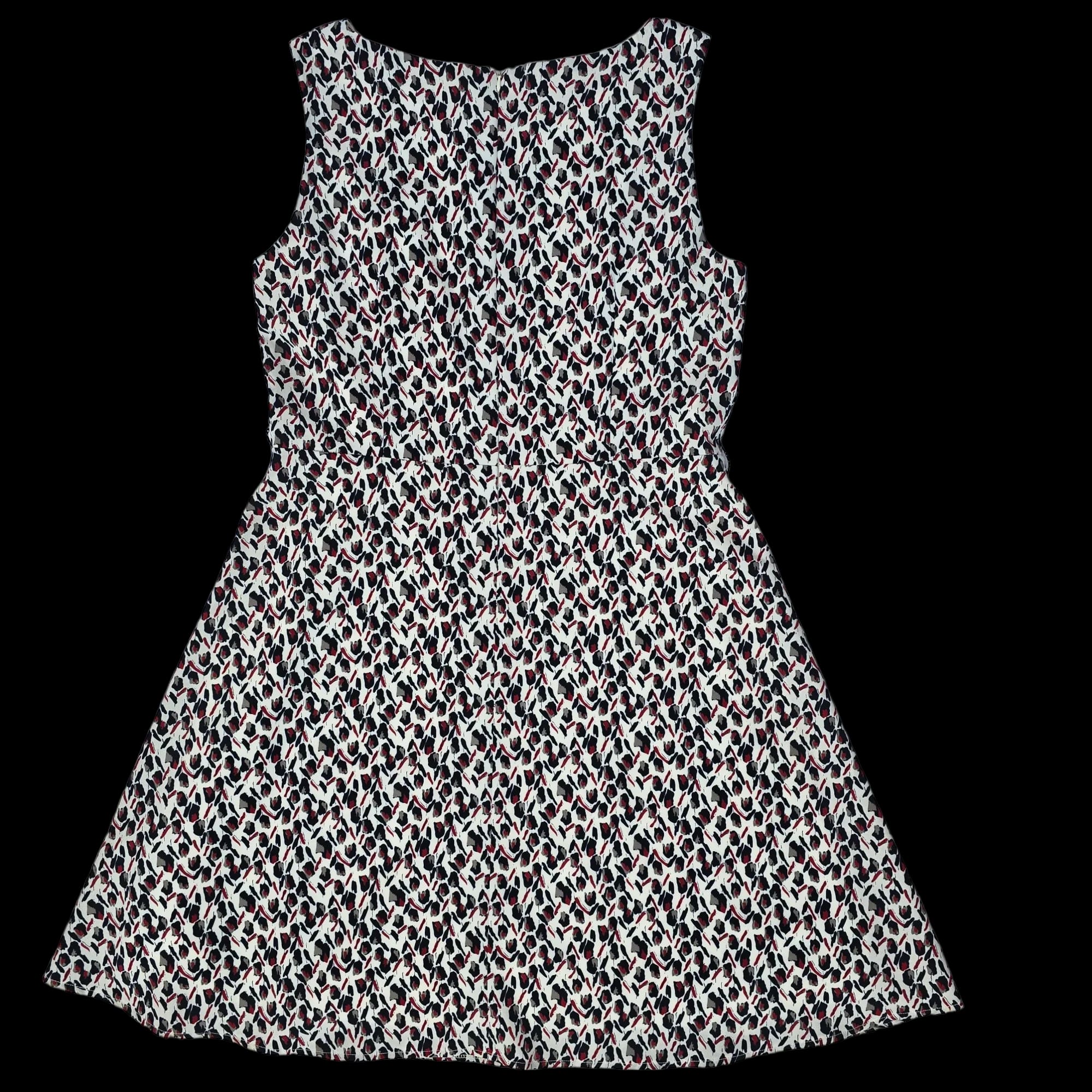 Womens Fit And Flare Dress UK 18 Vintage - Dresses