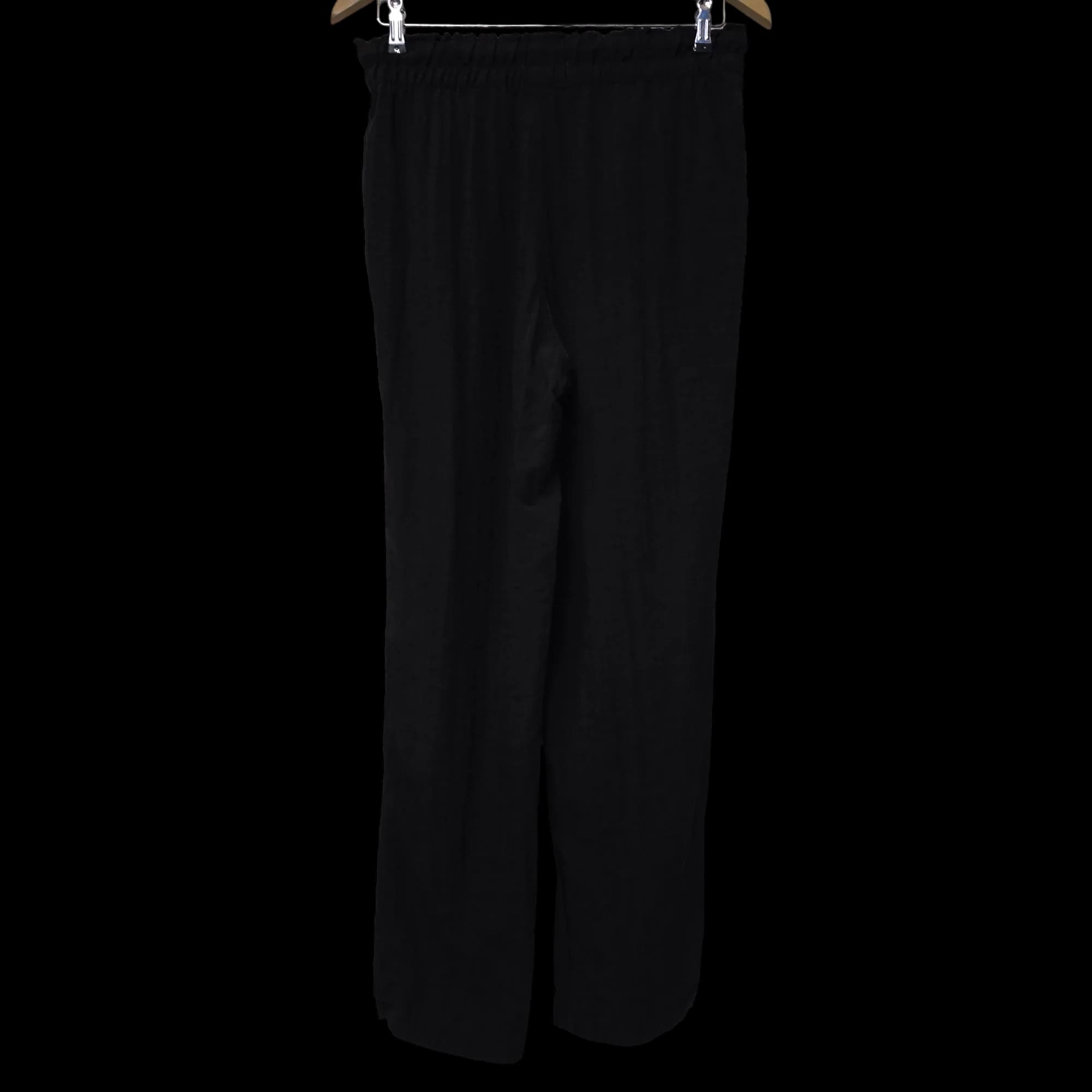 Womens H&M Black Ankle Trousers UK 8-10 - 4 - 3570