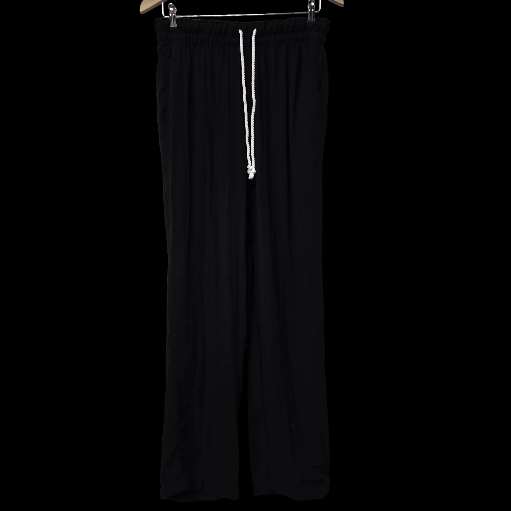 Womens H&M Black Ankle Trousers UK 8-10 - 3 - 3570
