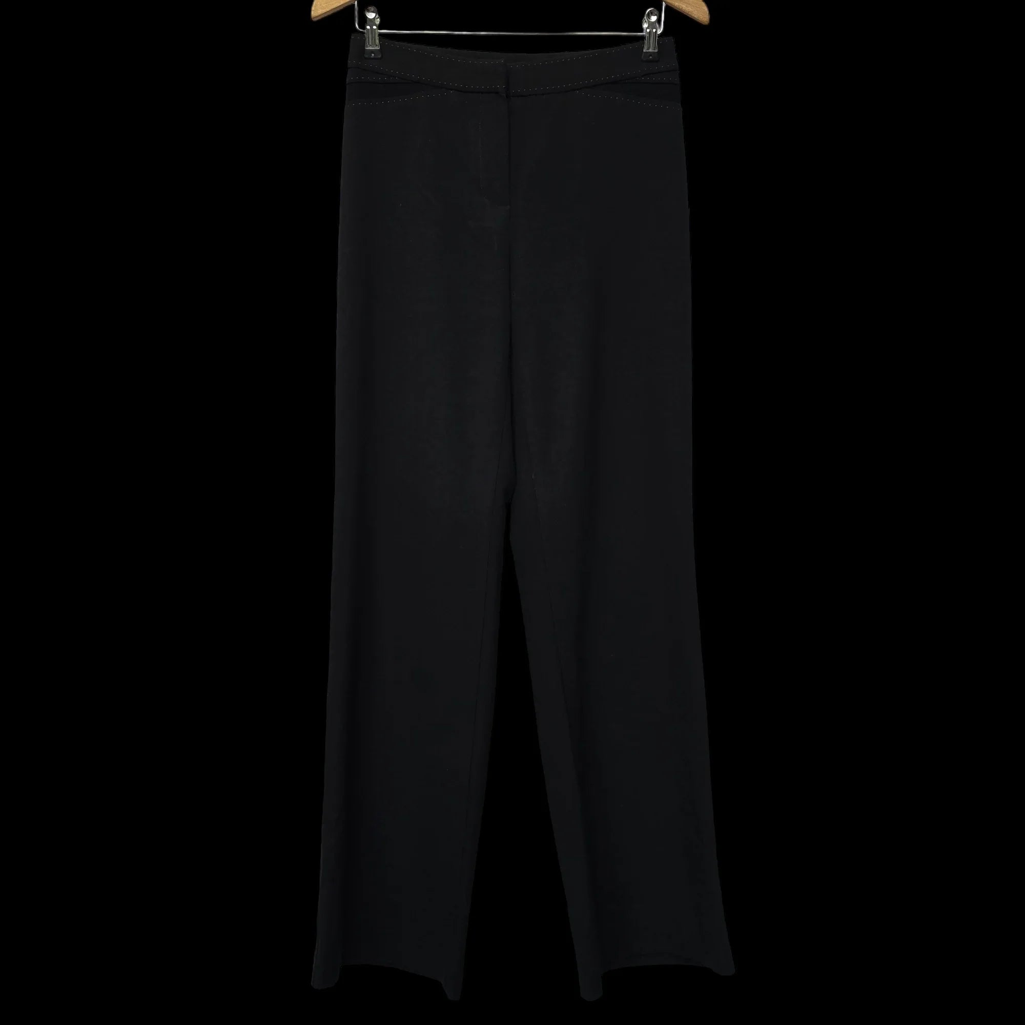 Womens Marks And Spencer Black Trousers UK 10 - & - 1 - 3597