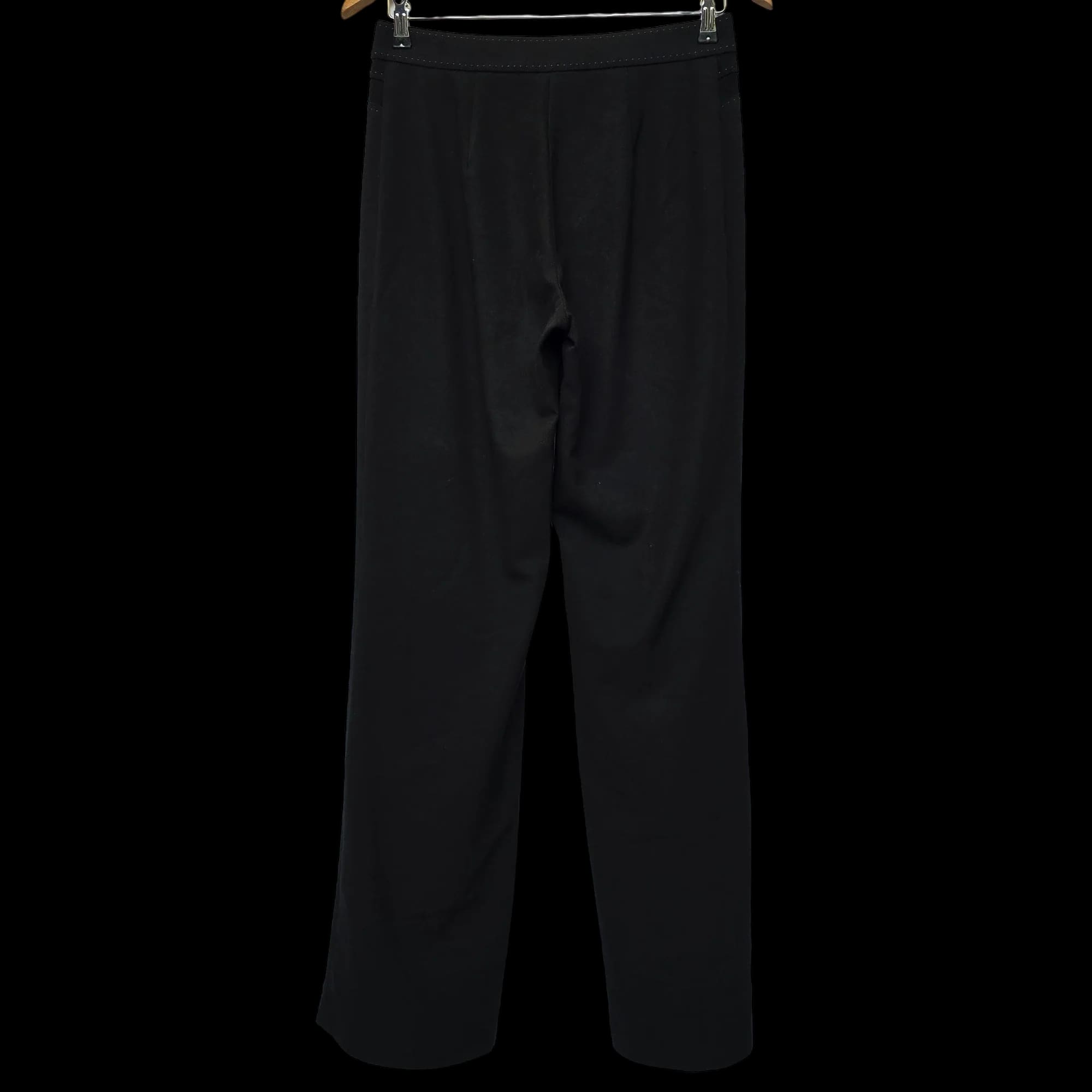 Womens Marks & Spencer Black Trousers UK 10 - 2 - 3597