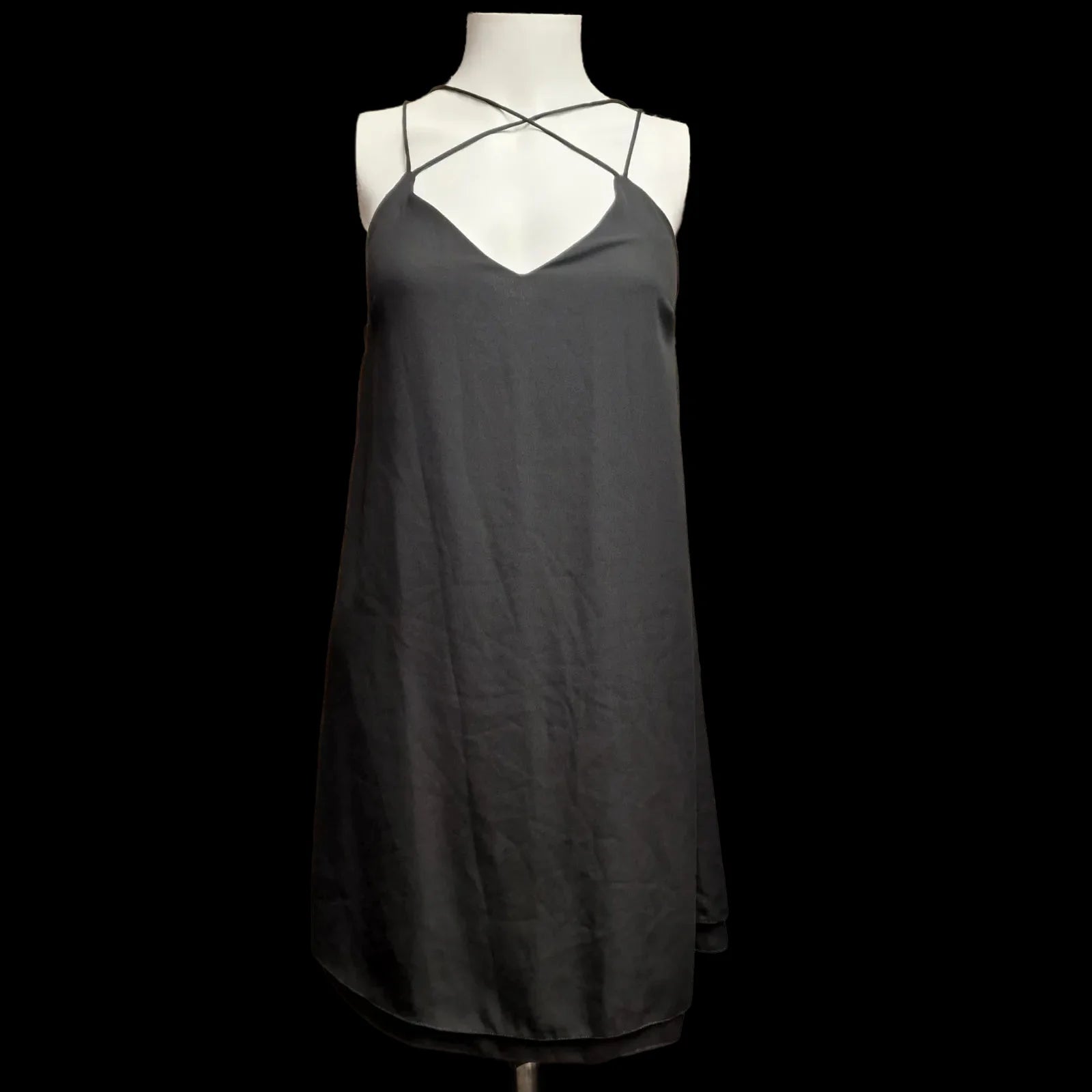 Womens Miss Selfridge Black Dress Uk 8 - Dresses - 1 - 1043
