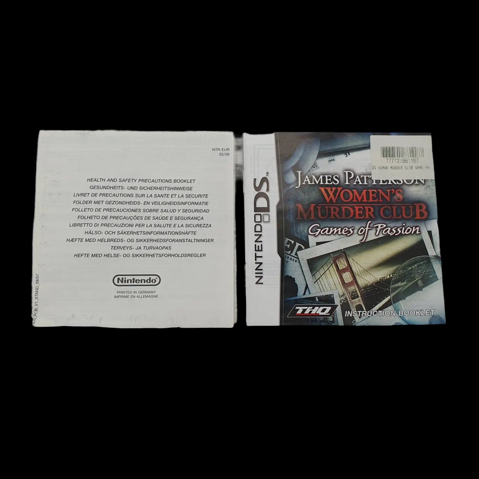 Womens Murder Club Games Passion Nintendo Ds Nds Thq 2009