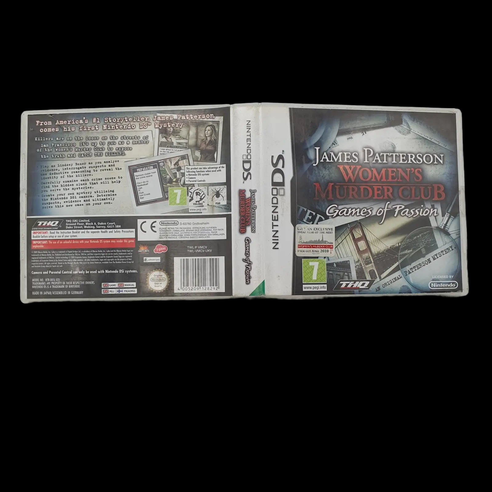 Womens Murder Club Games Passion Nintendo Ds Nds Thq 2009