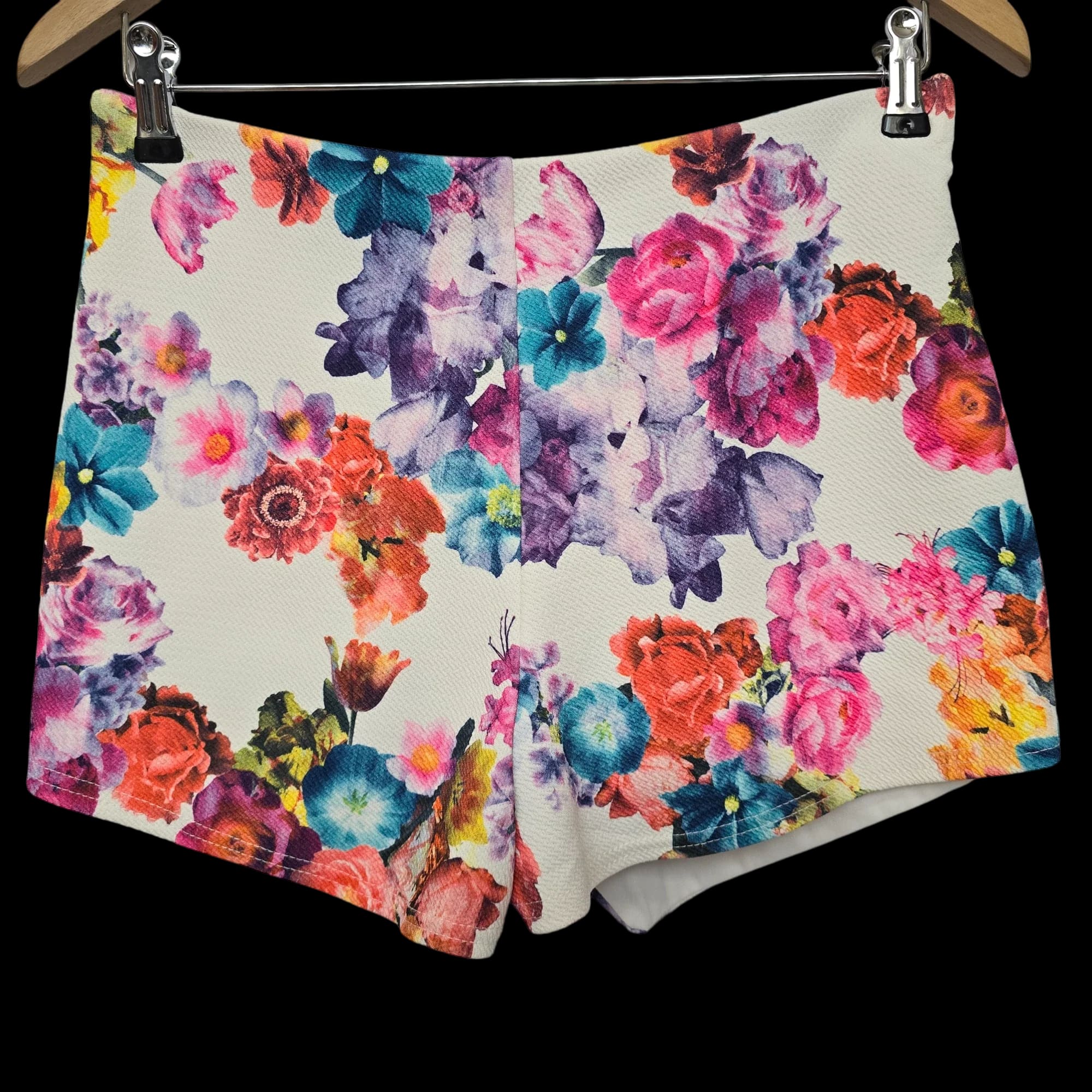 Womens New Look Floral Mini Skirt UK 12 - Skirts - 2 - 3522