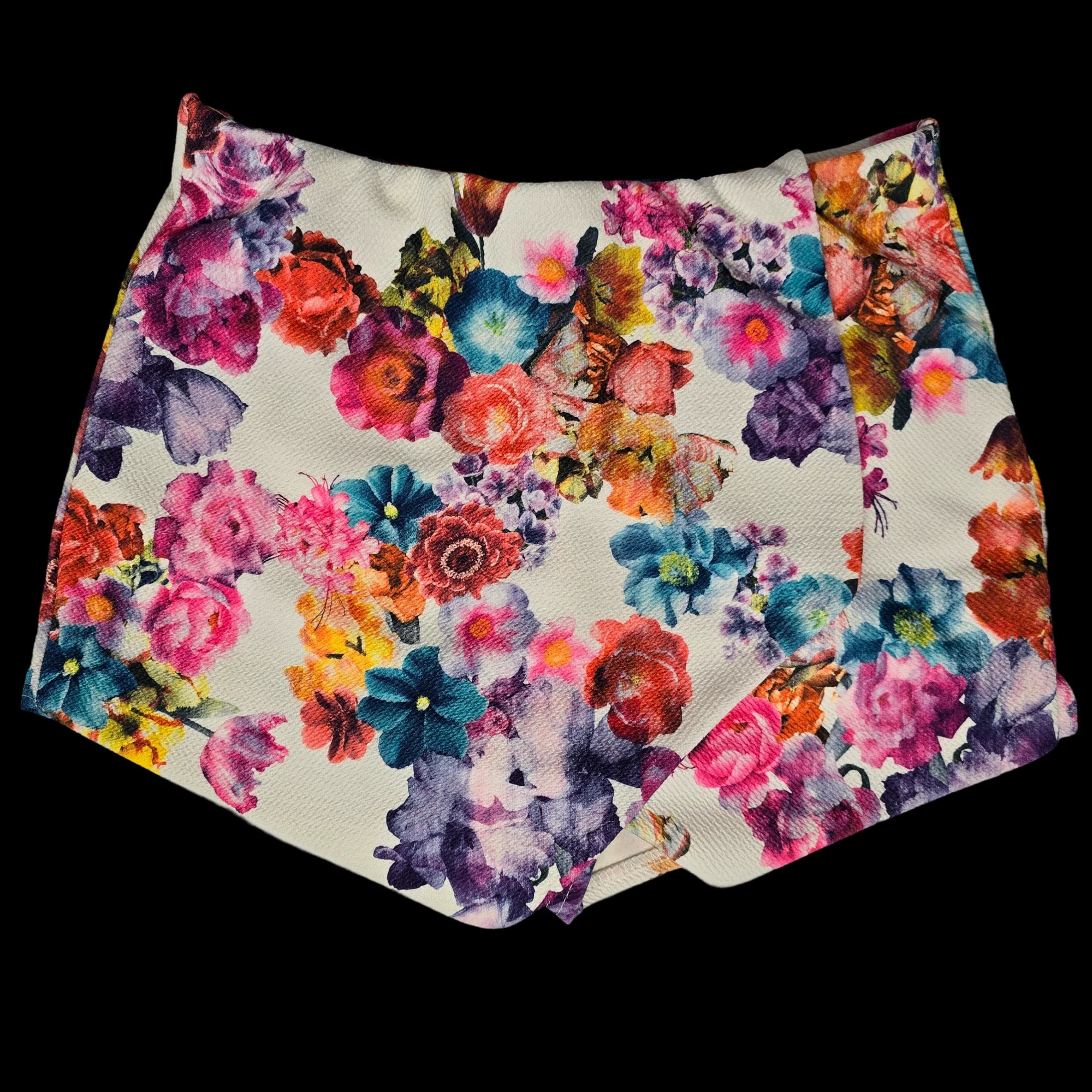 Womens New Look Floral Mini Skirt UK 12 - Skirts - 1 - 3522