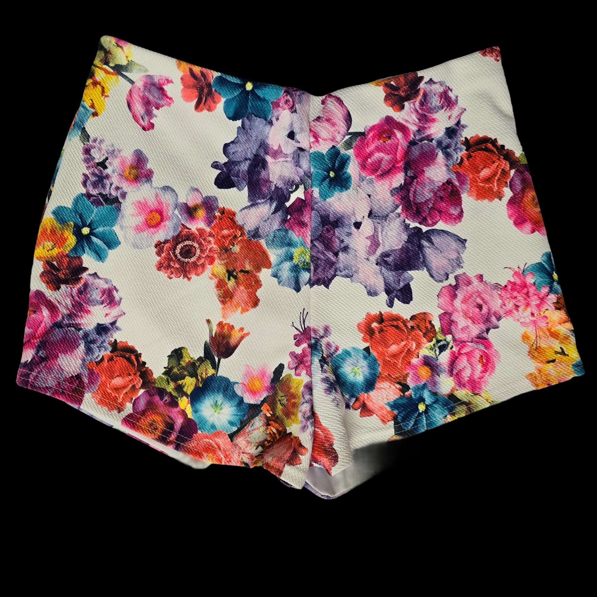 Womens New Look Floral Mini Skirt UK 12 - Skirts - 2 - 3522