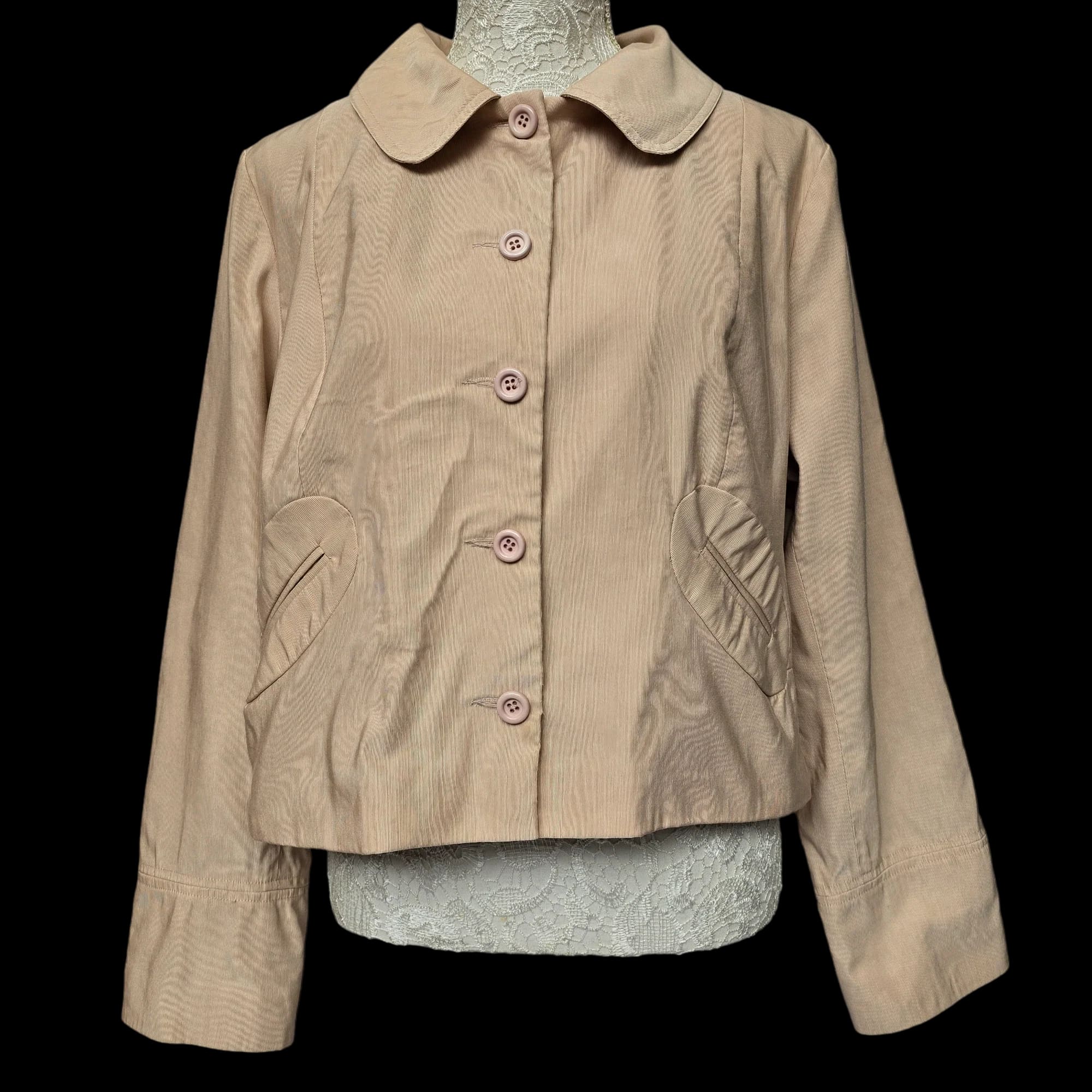 Women’s New Look Peach Jacket UK 18 - Coat - 1 - 3591