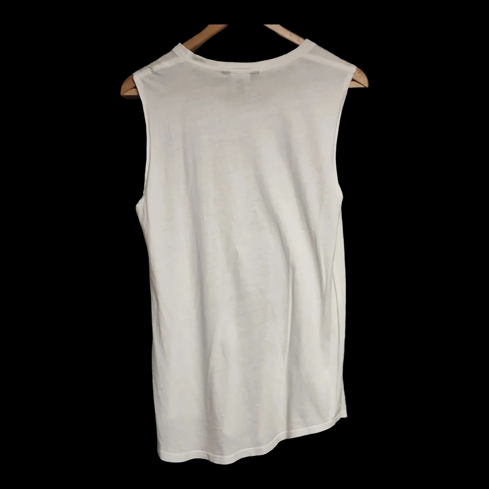 Womens New Look White Los Angeles Vest UK 12 - Top - 2 - 772