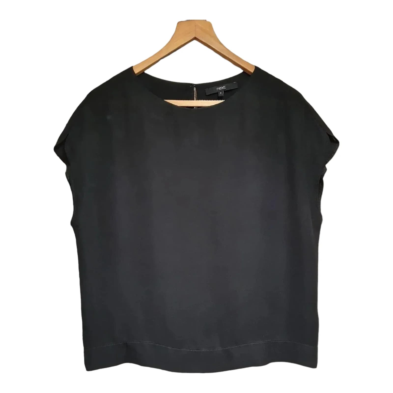 Womens Next Black Sleeveless Top UK 8 - 1 - 899