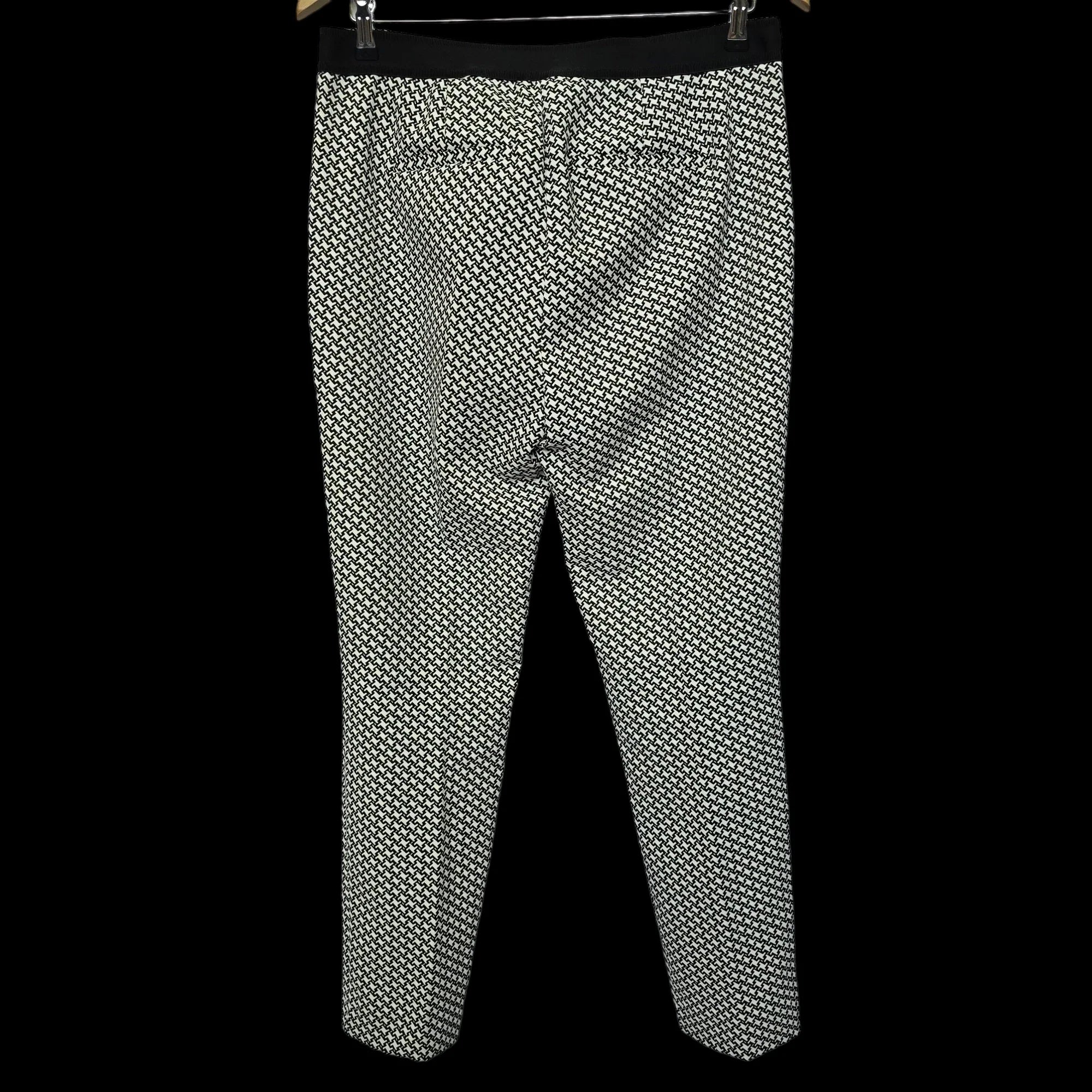 Womens Next Black And White Ankle Trousers UK 10R - 2 - 3598
