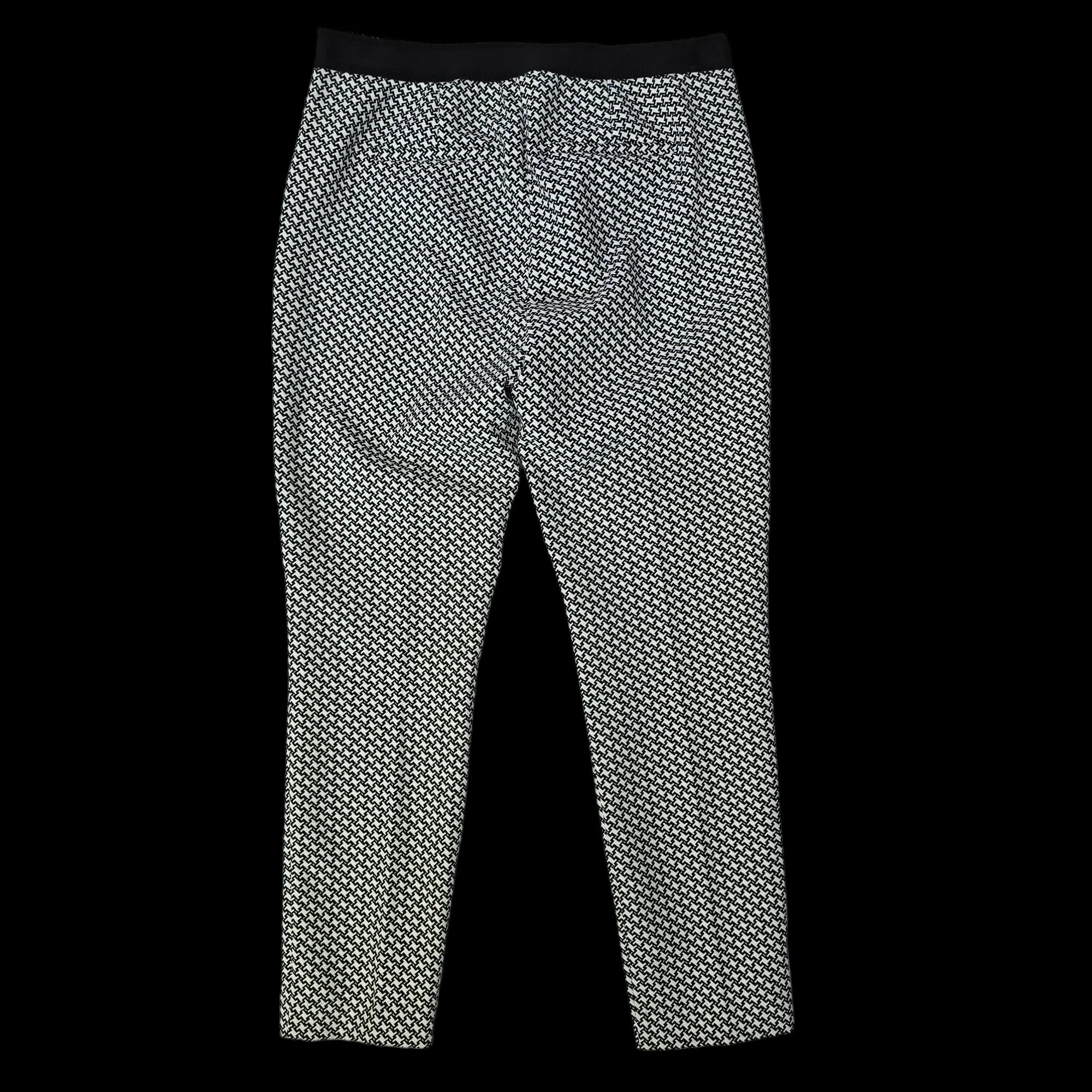 Womens Next Black And White Ankle Trousers UK 10R - 4 - 3598