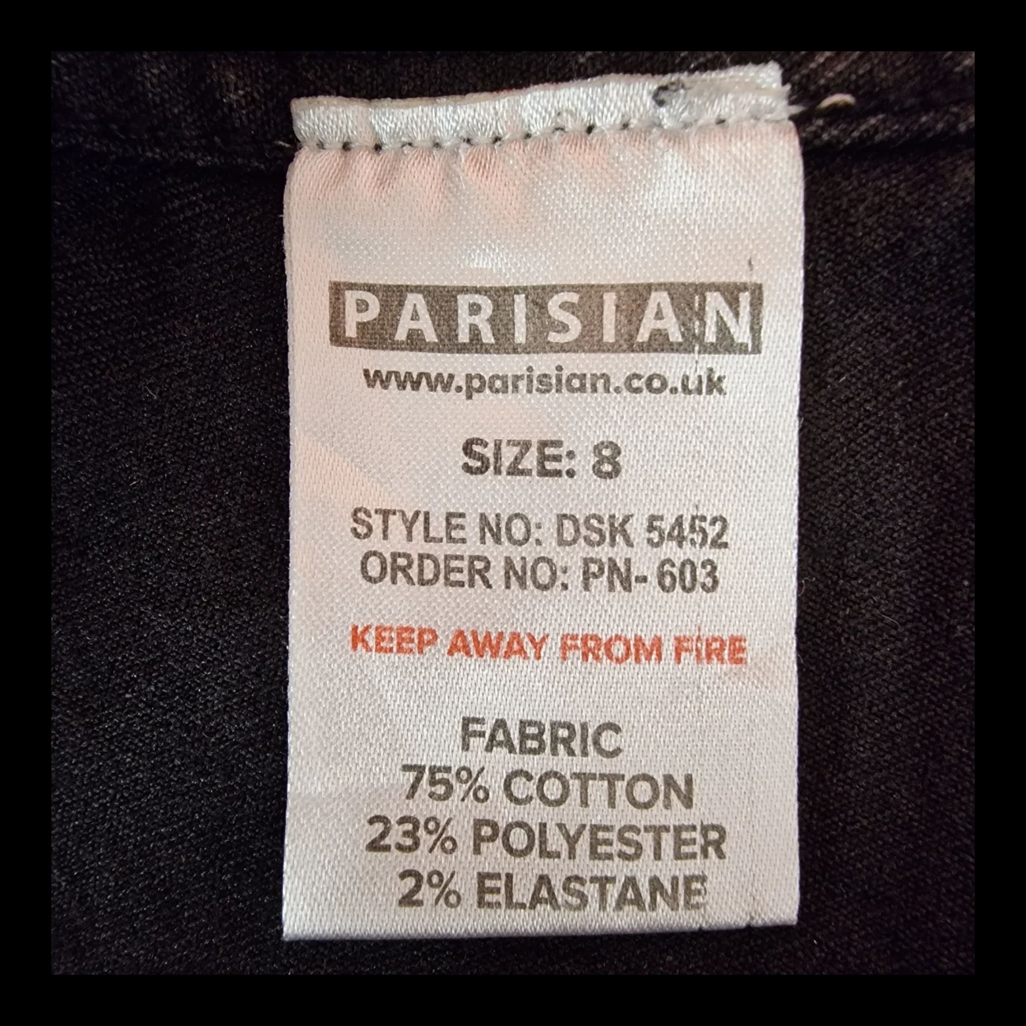 Womens Parisian Black Button Up Mini Skirt Uk 8 - Skirts