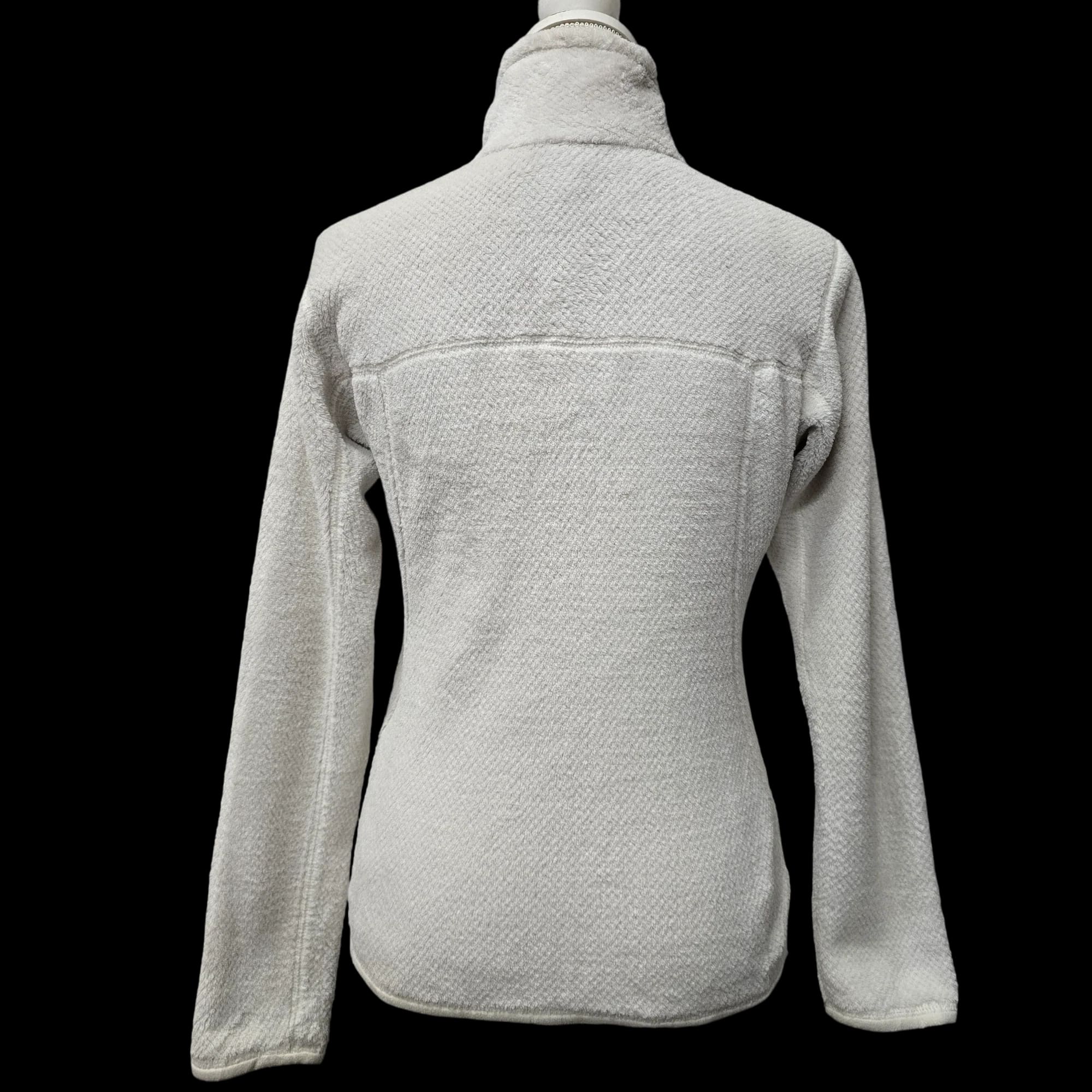 Womens Patagonia Cream Snap Fleece Jumper Small - Jumpers