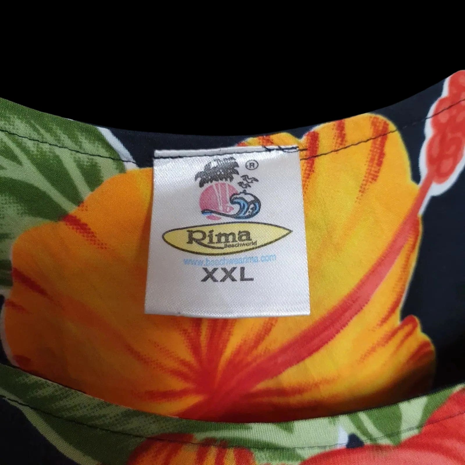 Womens Rima Beachwear Multicoloured Hawaiian Floral Dress