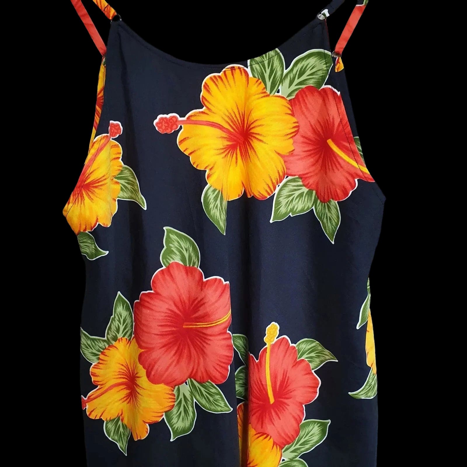 Womens Rima Beachwear Multicoloured Hawaiian Floral Dress