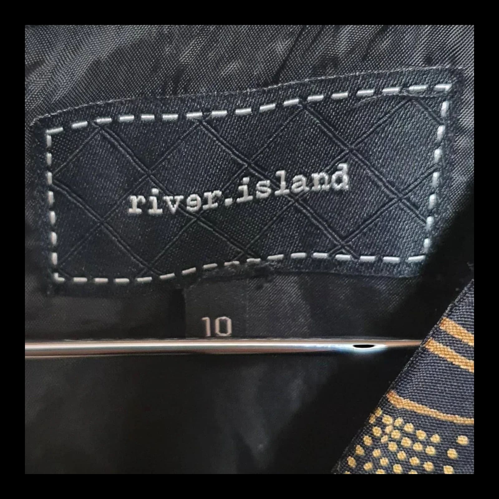 Womens River Island Brown Floral Playsuit UK 10 - Jumpsuits