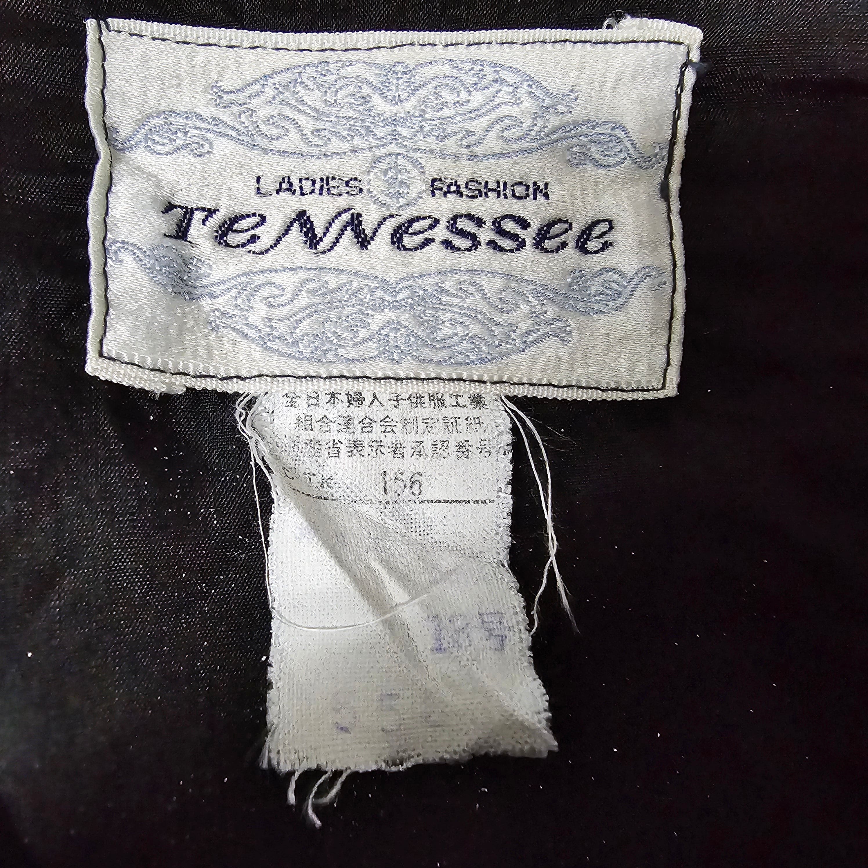 Womens Tennessee Black Floral A-Line dress UK 12-14 Vintage