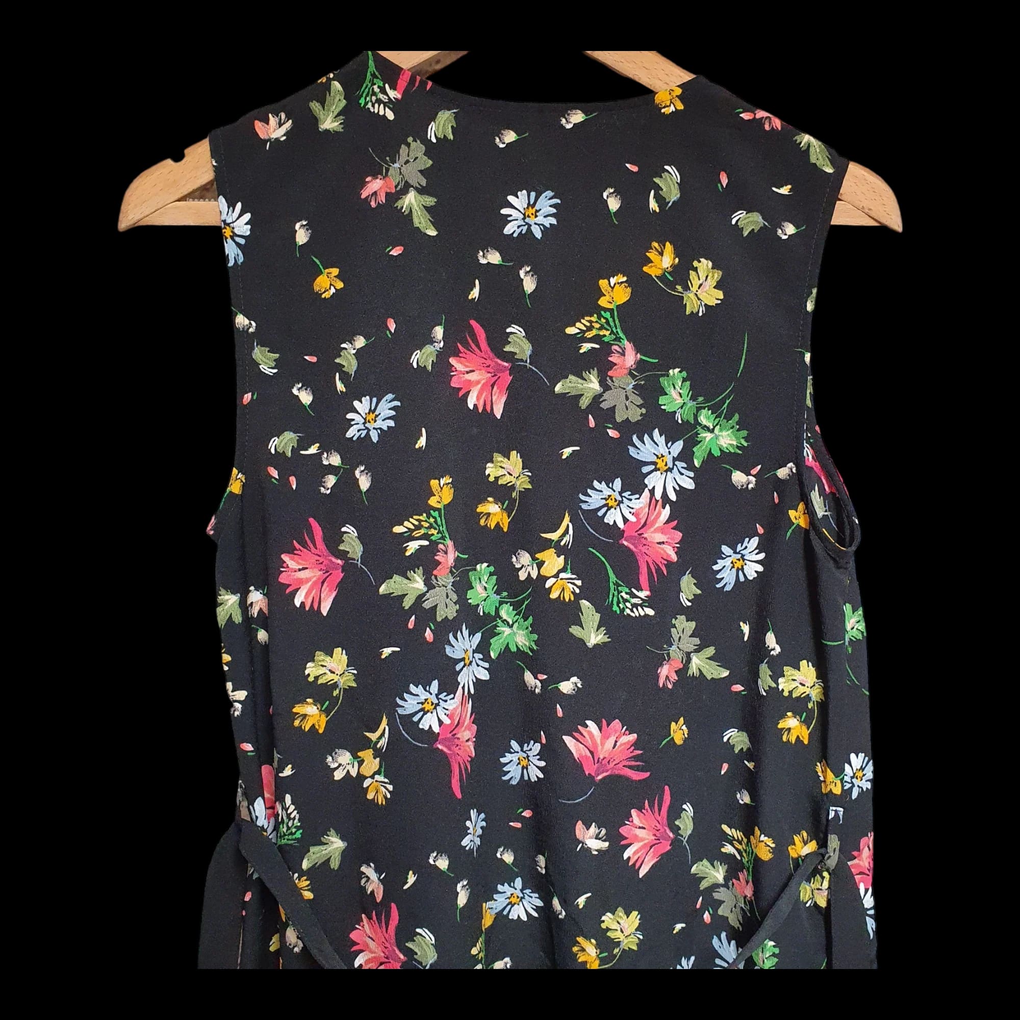 Womens TU Sleeveless Multicoloured Floral Dress UK 12