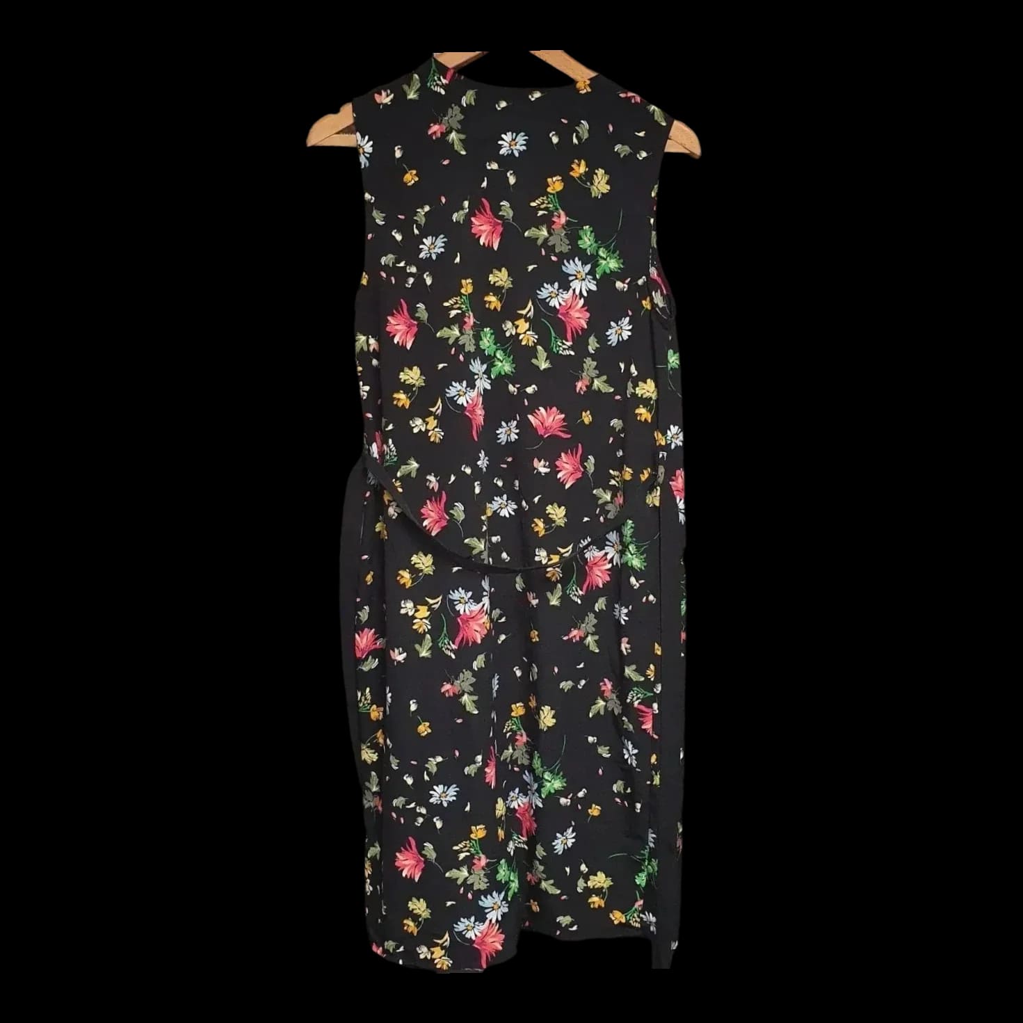 Womens TU Sleeveless Multicoloured Floral Dress UK 12