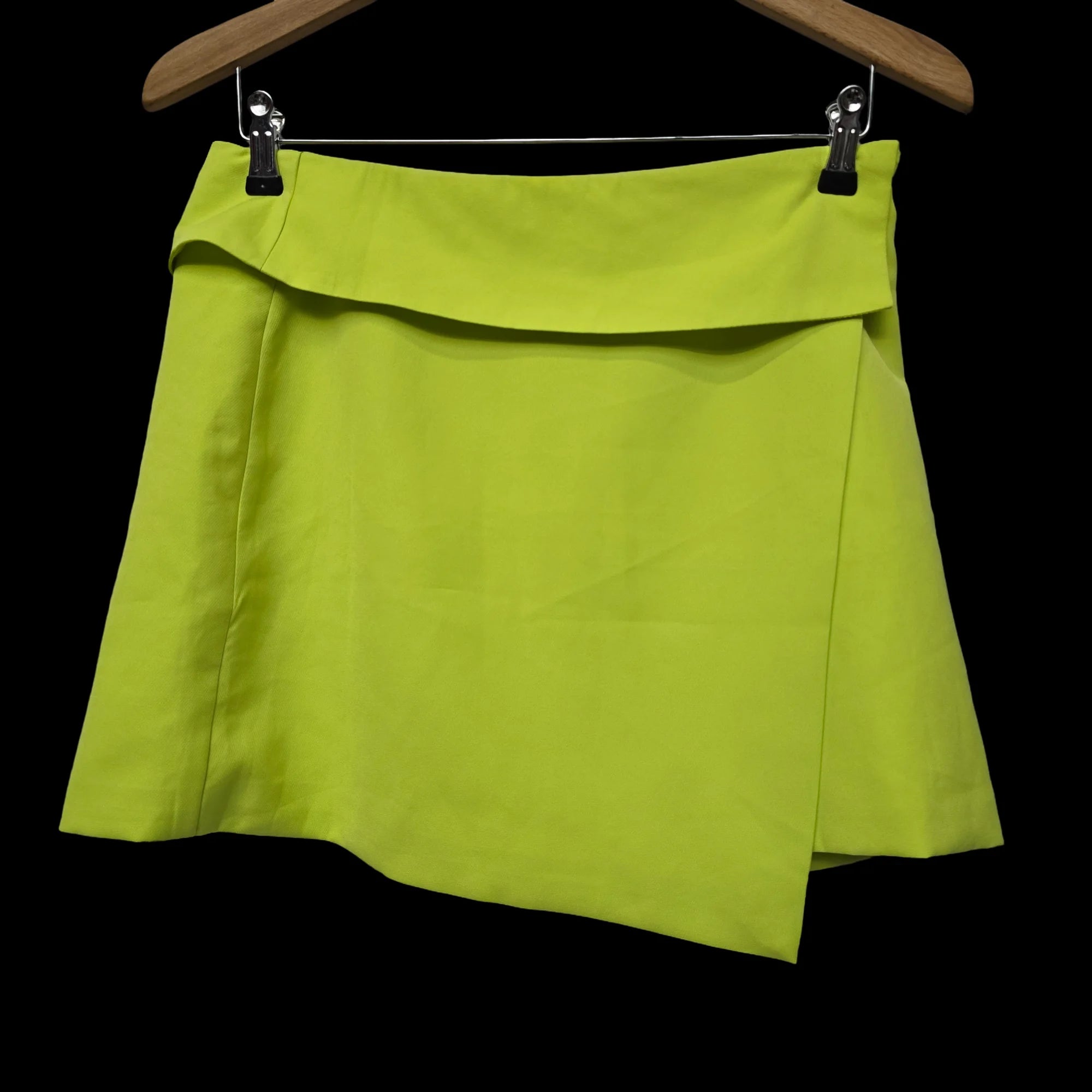 Womens Urmoda Green Wrap Mini Skirt UK Large - Skirts - 1