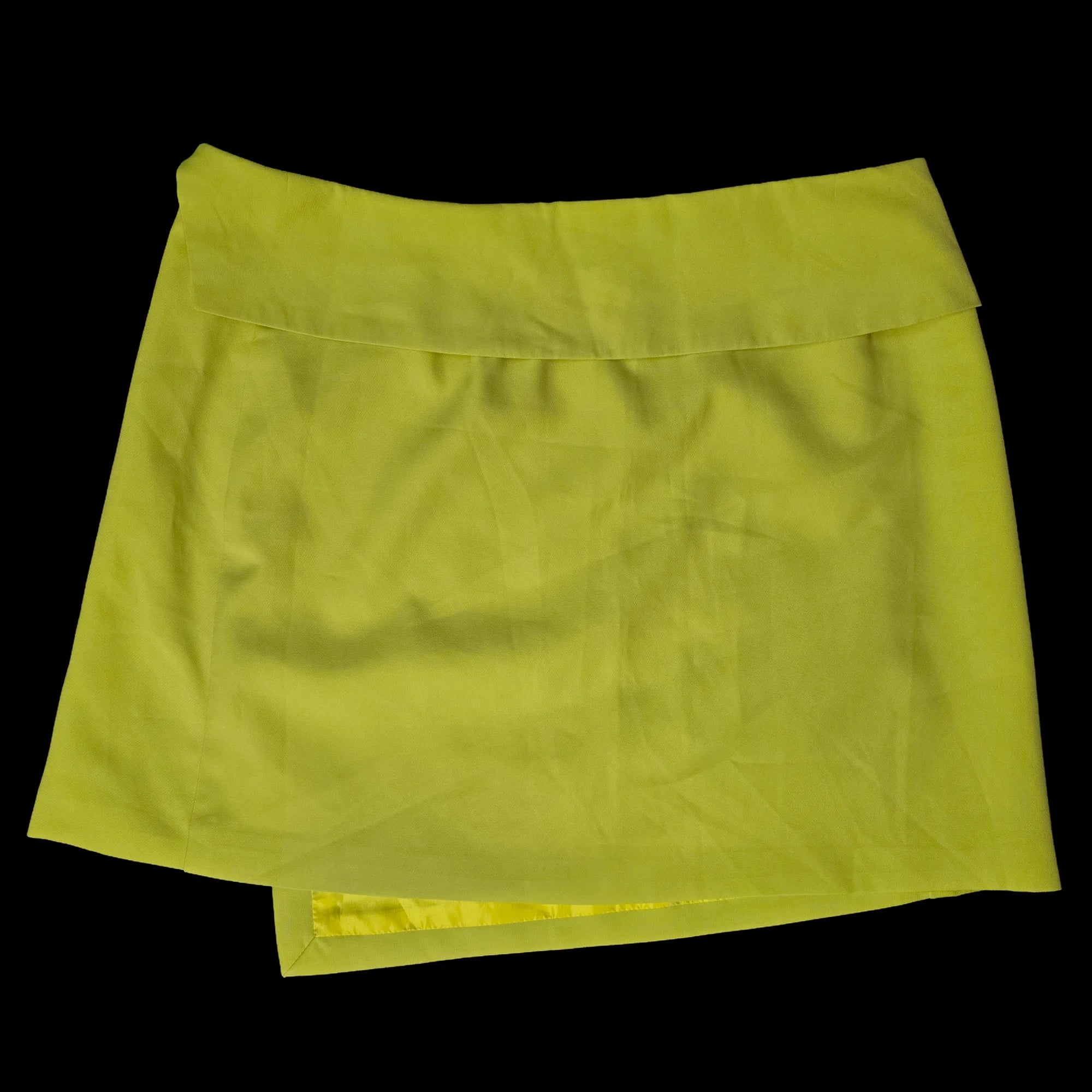 Womens Urmoda Green Wrap Mini Skirt UK Large - Skirts - 4