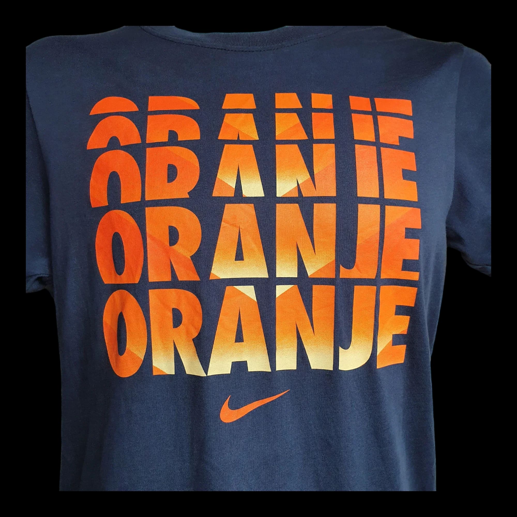 Womens Vintage Nike Oranje T-Shirt UK Small - T-Shirts - 4