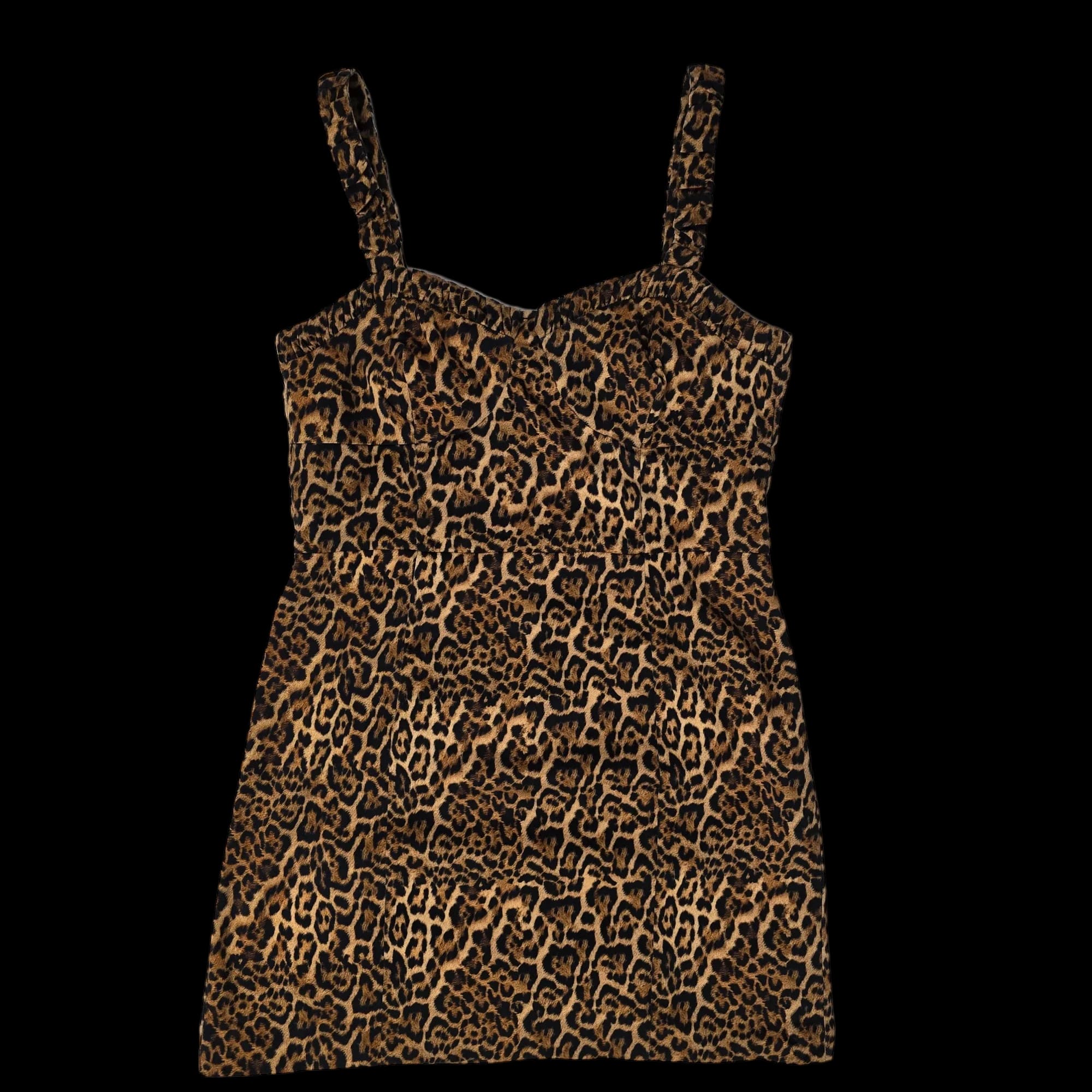 Womens Zara Animal Print Mini Dress UK 14 - Dresses - 4