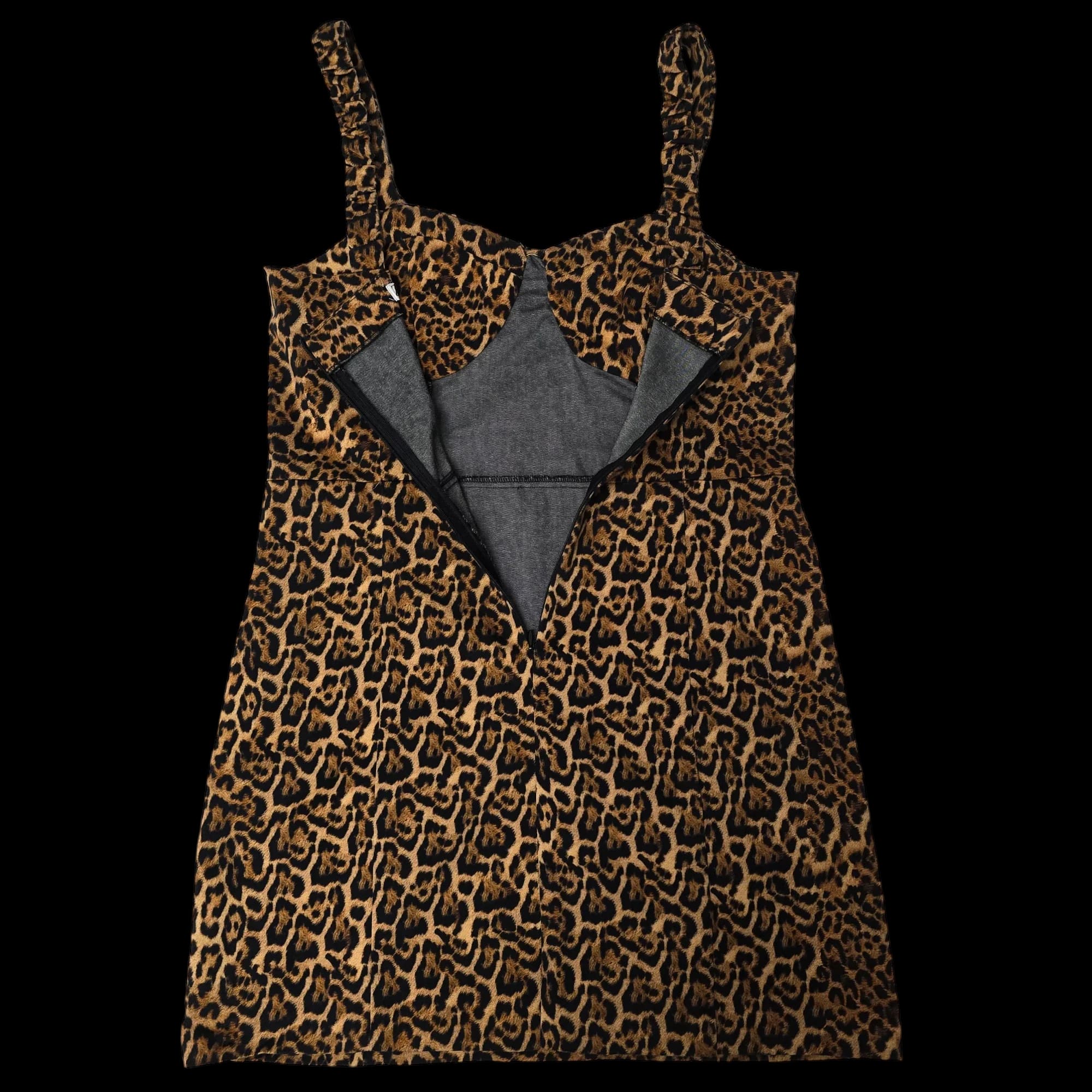 Womens Zara Animal Print Mini Dress UK 14 - Dresses - 6