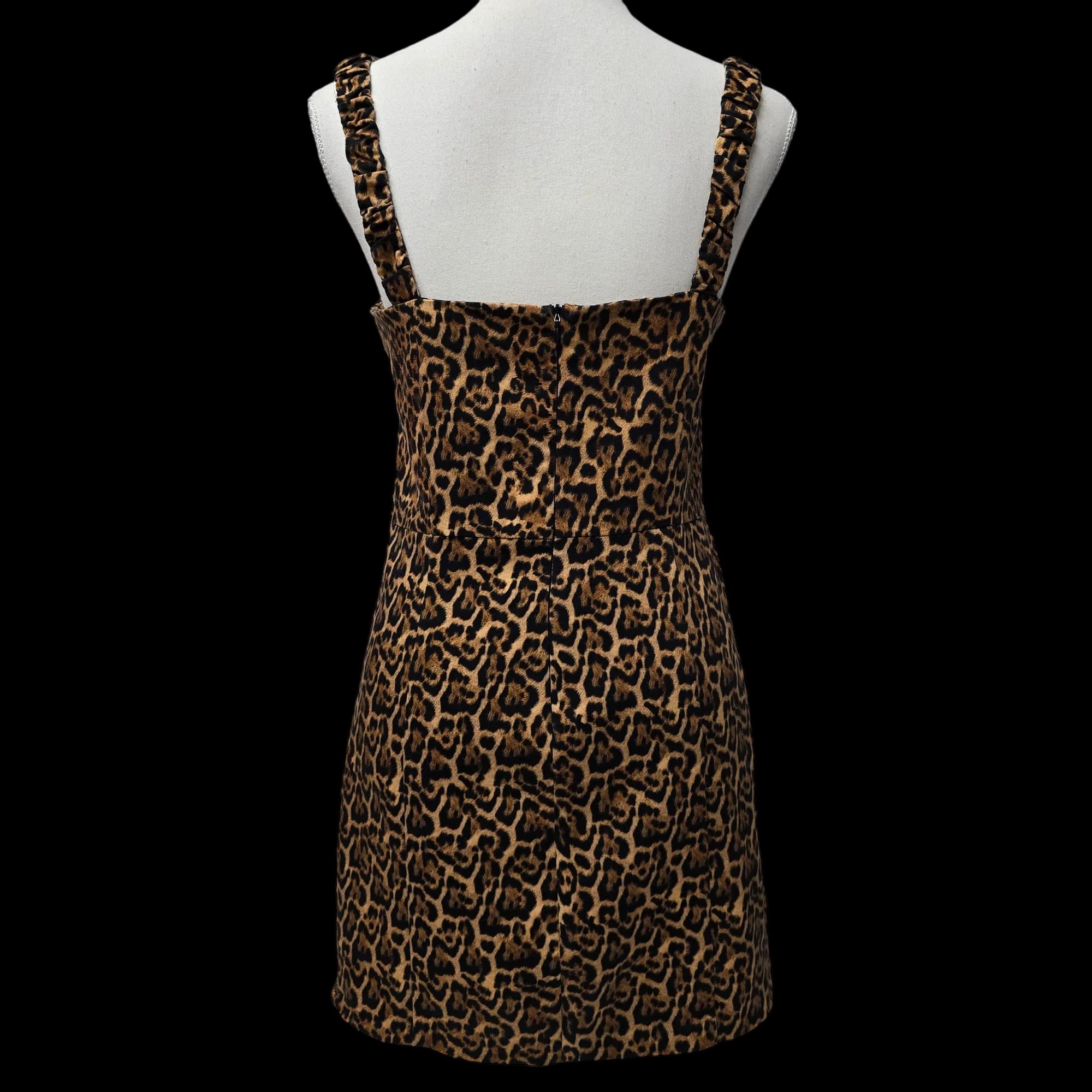 Womens Zara Animal Print Mini Dress UK 14 - Dresses - 2