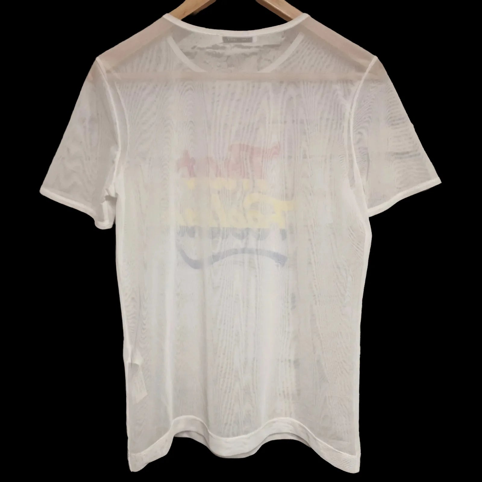 Womens Zara White Transparent T-shirt Uk 8 - T-Shirts - 2